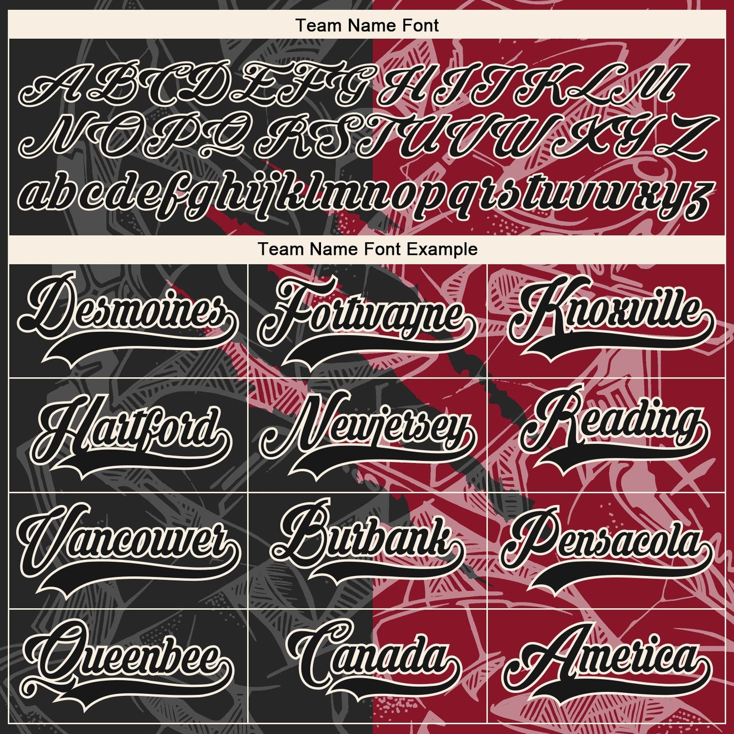 Custom Black Crimson-Cream 3D Pattern Gradient Fashion Scratch Hockey Lace Neck Jersey view 4