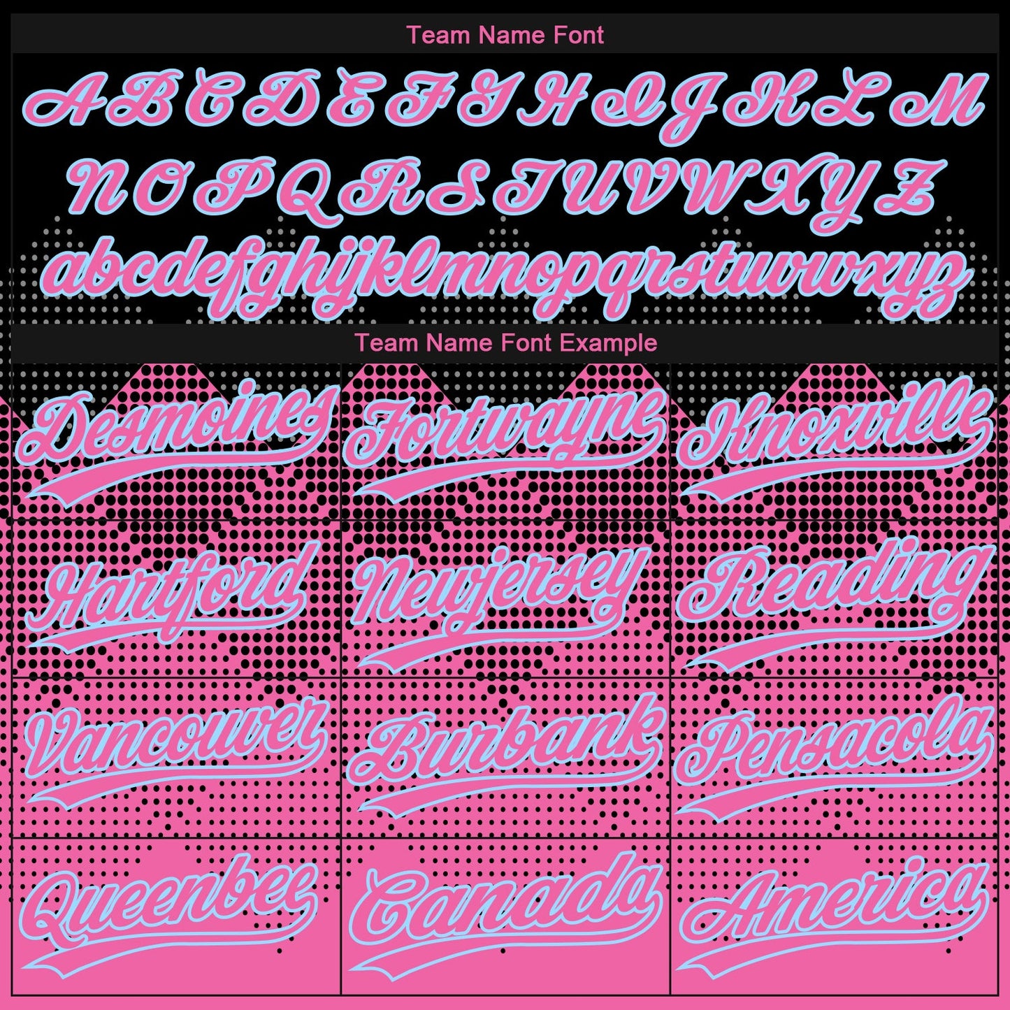Custom Black Pink-Light Blue 3D Pattern Design Authentic Baseball Jersey view 4