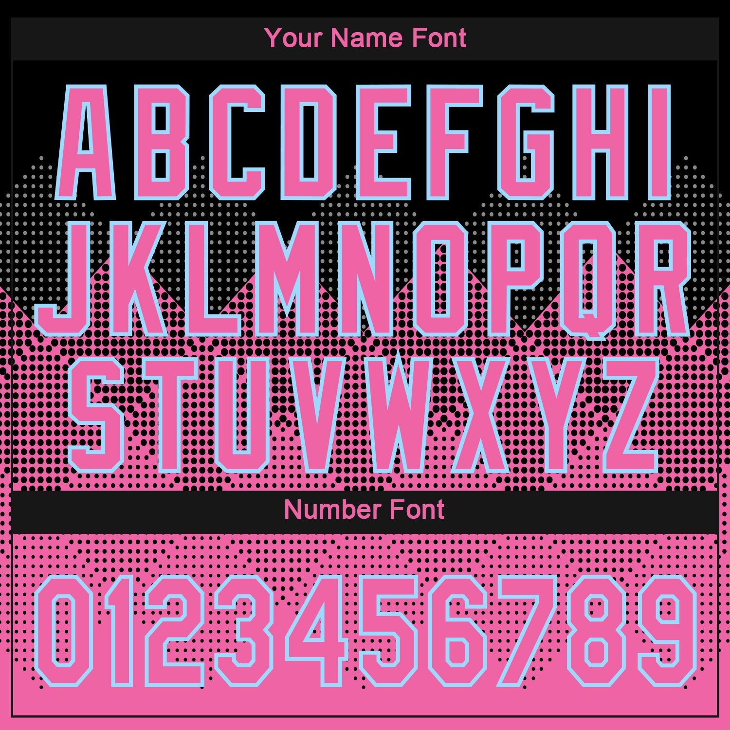 Custom Black Pink-Light Blue 3D Pattern Design Authentic Baseball Jersey view 5