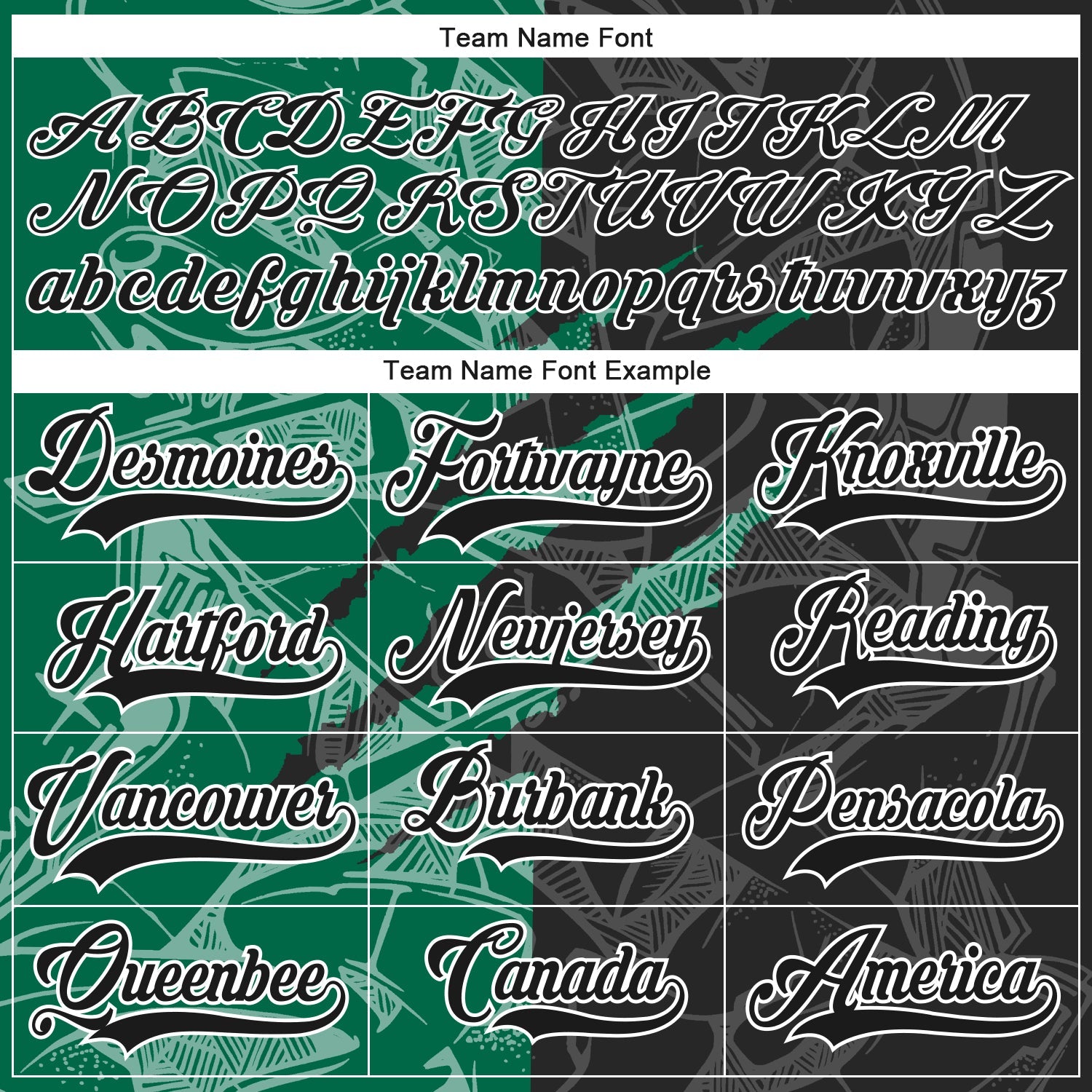Custom Black Kelly Green-White 3D Pattern Gradient Fashion Scratch Hockey Lace Neck Jersey view 4