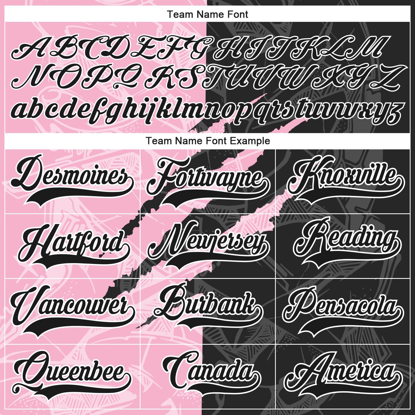 Custom Black Light Pink-White 3D Pattern Gradient Fashion Scratch Hockey Lace Neck Jersey view 4