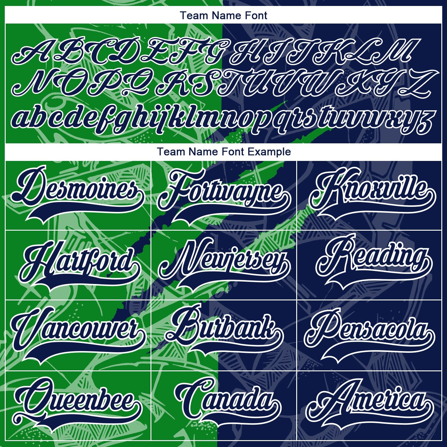 Custom Navy Grass Green-White 3D Pattern Gradient Fashion Scratch Hockey Lace Neck Jersey view 4