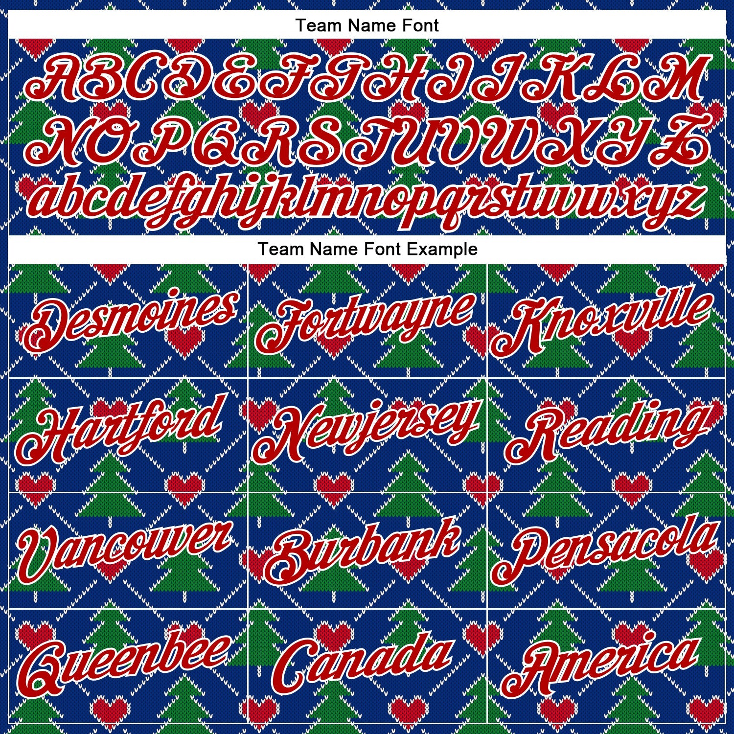 Custom Stitched Royal Red-White 3D Christmas Plaid Sports Pullover Sweatshirt Hoodie view 3