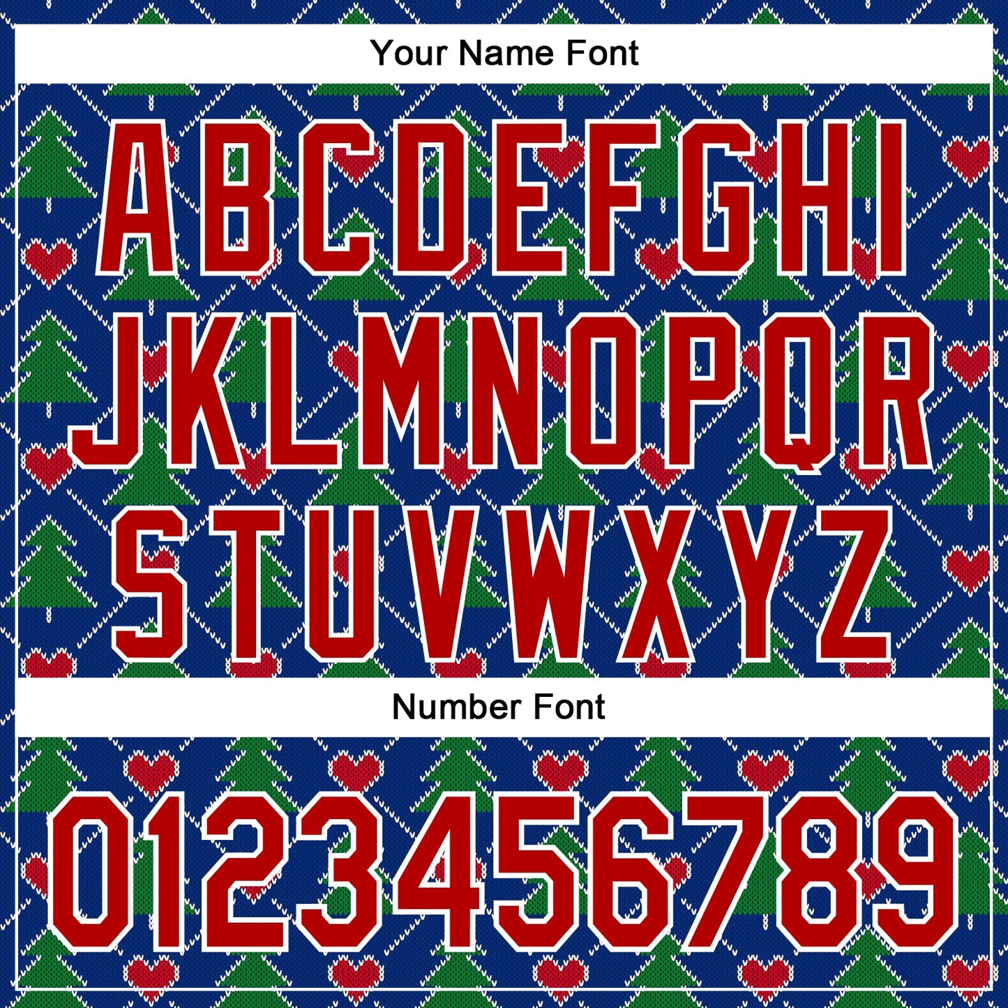 Custom Stitched Royal Red-White 3D Christmas Plaid Sports Pullover Sweatshirt Hoodie view 4