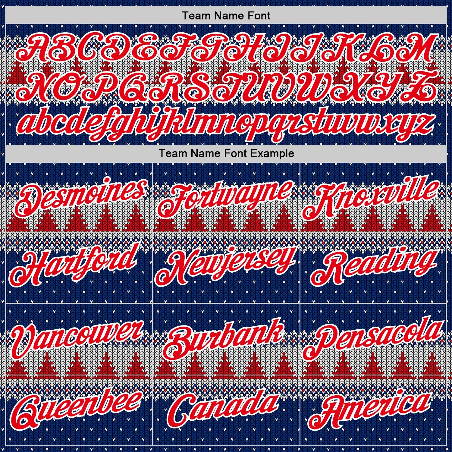 Custom Stitched Royal Red-White 3D Christmas Stripe Sports Pullover Sweatshirt Hoodie view 3