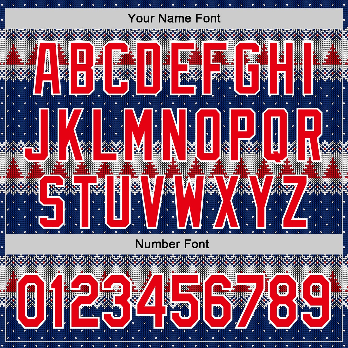 Custom Stitched Royal Red-White 3D Christmas Stripe Sports Pullover Sweatshirt Hoodie view 4