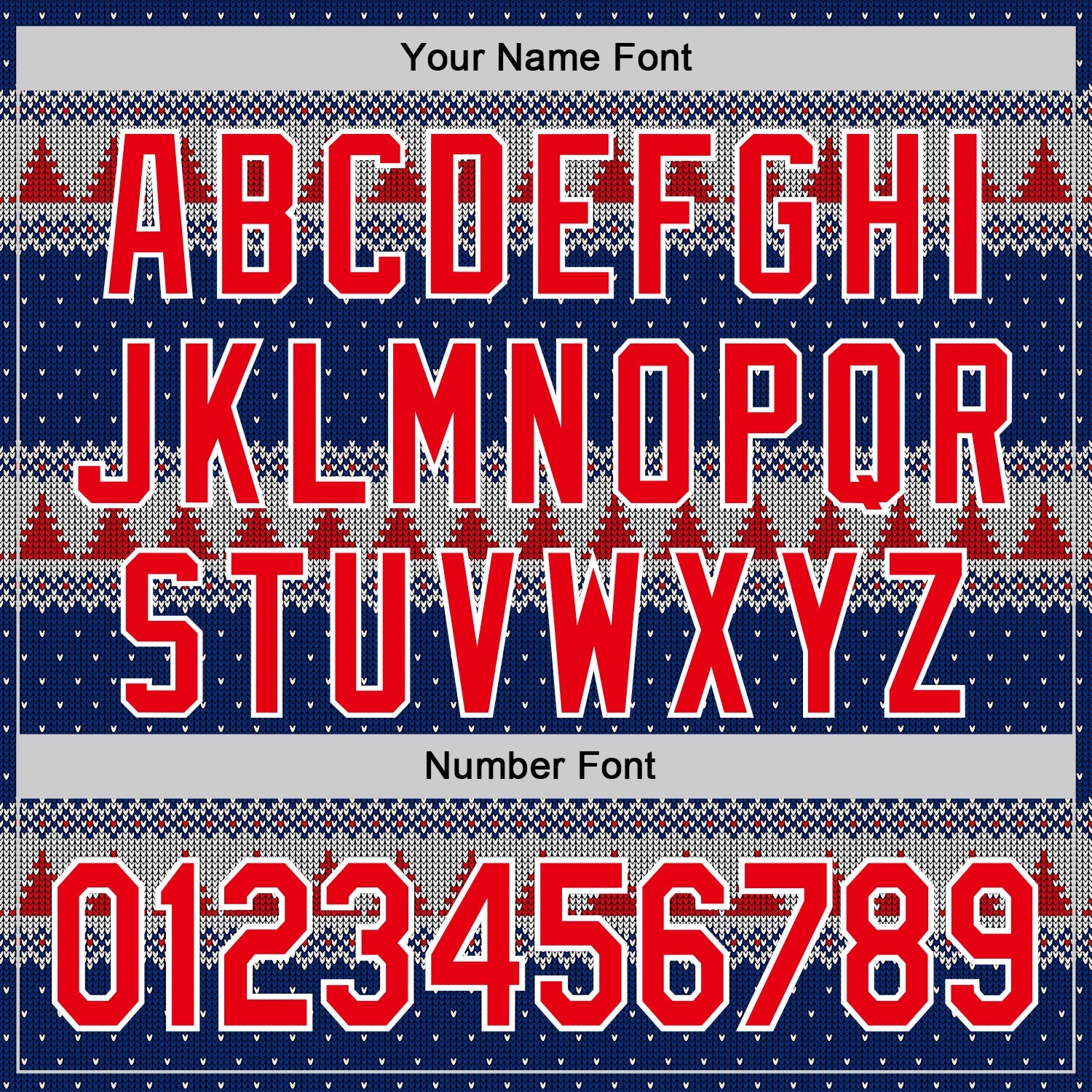 Custom Stitched Royal Red-White 3D Christmas Stripe Sports Pullover Sweatshirt Hoodie view 4
