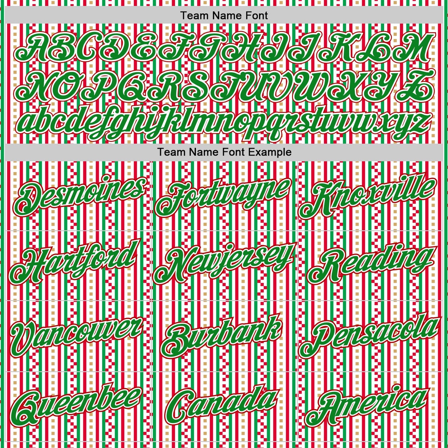 Custom Stitched White Grass Green-Red 3D Christmas Stripe Sports Pullover Sweatshirt Hoodie view 3