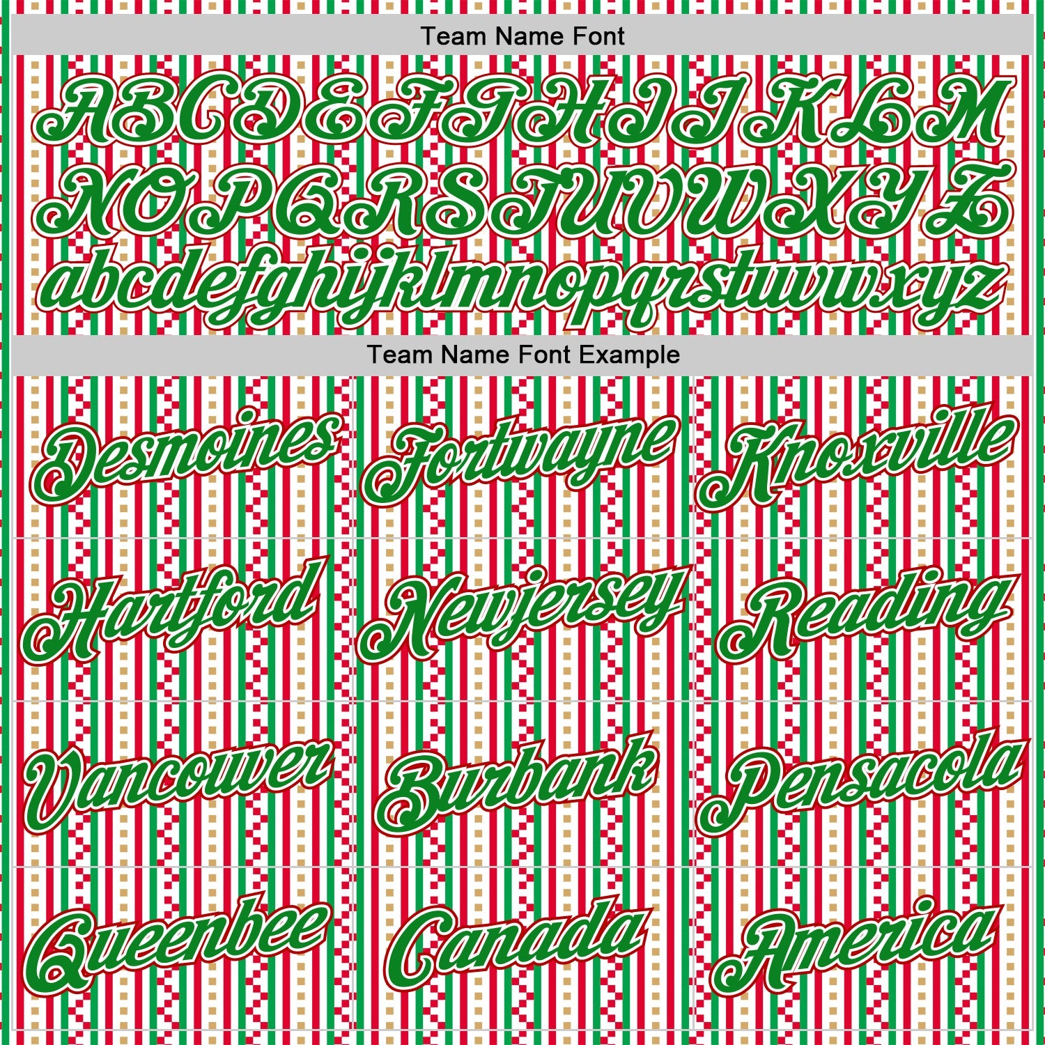 Custom Stitched White Grass Green-Red 3D Christmas Stripe Sports Pullover Sweatshirt Hoodie view 3