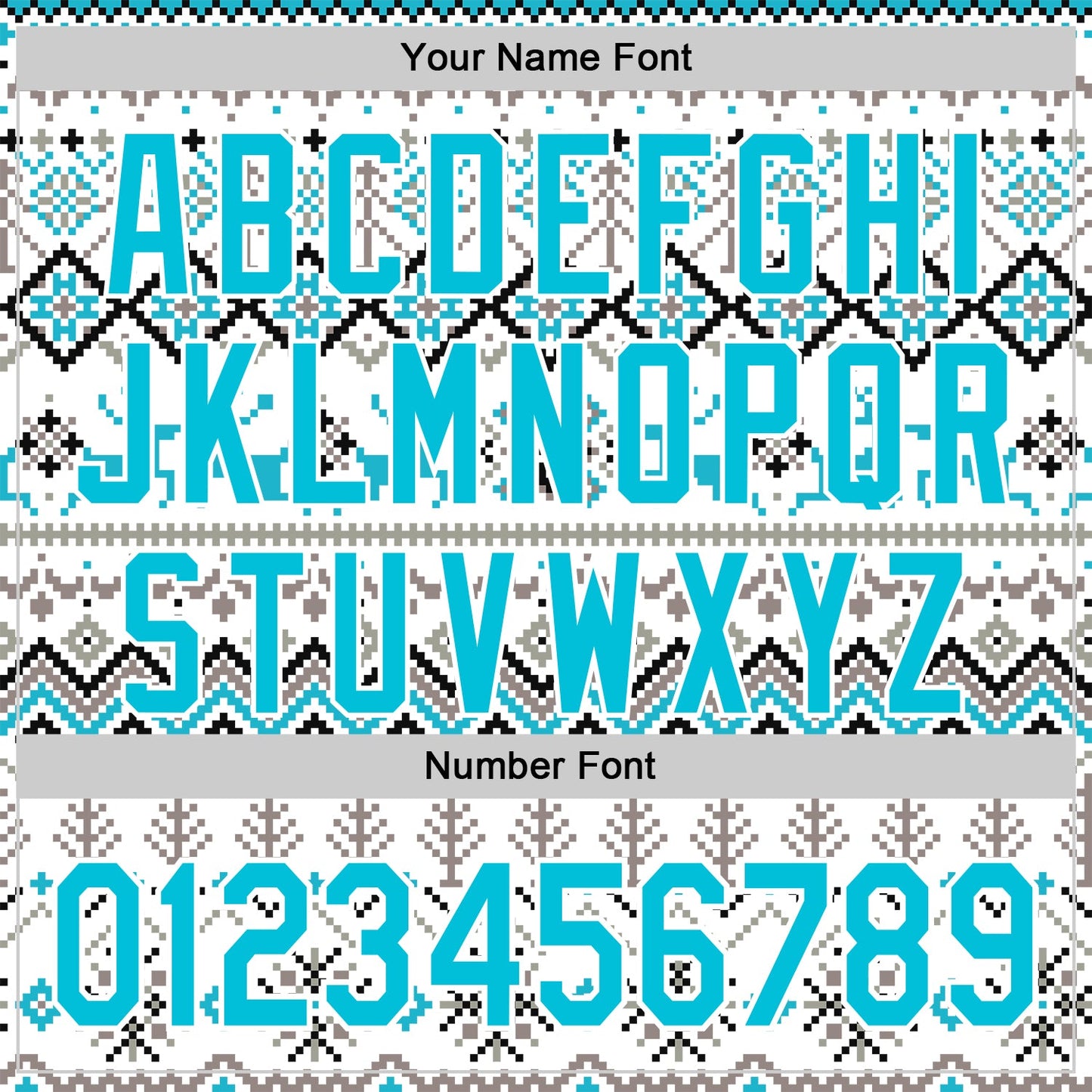 Custom Stitched White Lakes Blue-White 3D Christmas Ugly Sweater Sports Pullover Sweatshirt Hoodie view 4