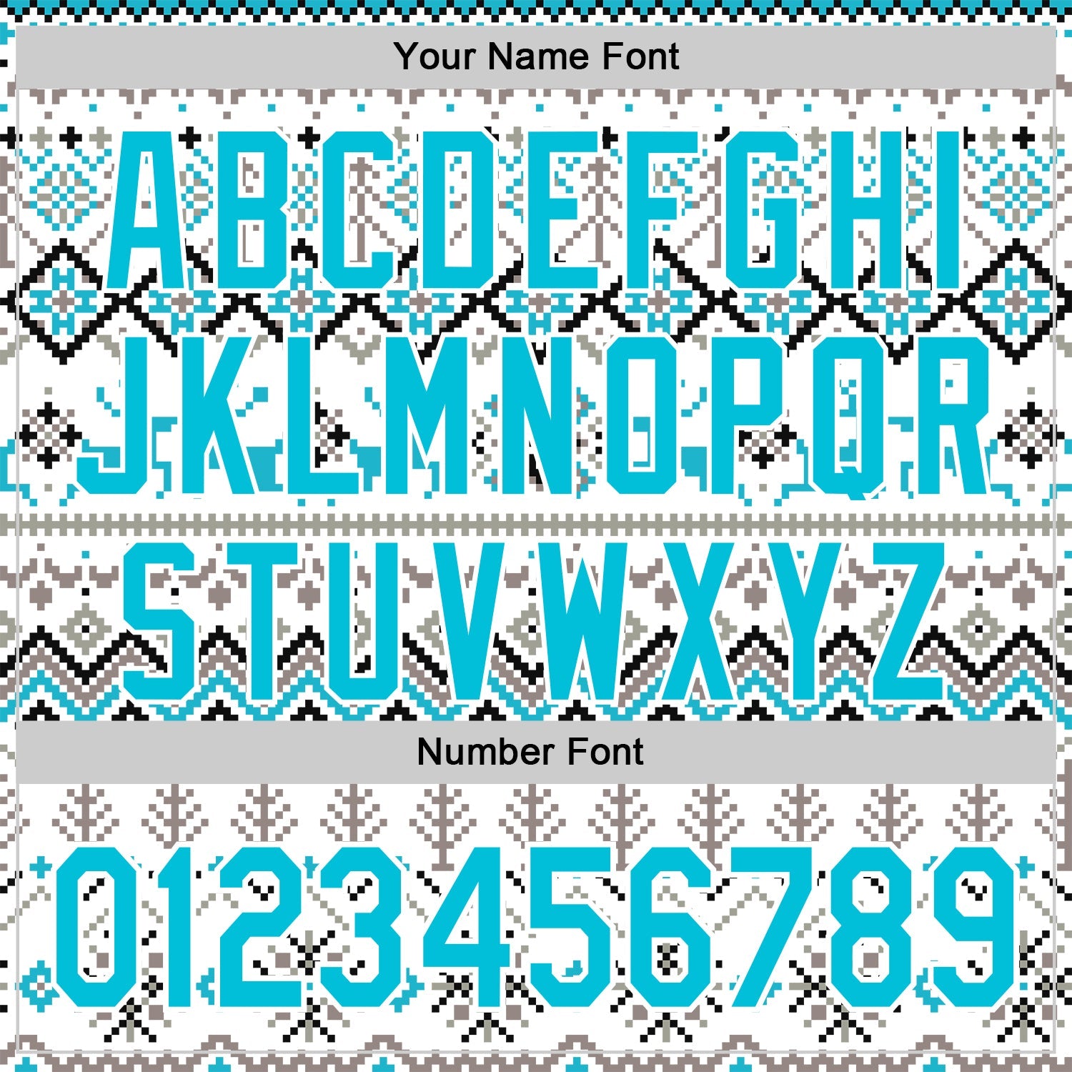 Custom Stitched White Lakes Blue-White 3D Christmas Ugly Sweater Sports Pullover Sweatshirt Hoodie view 4