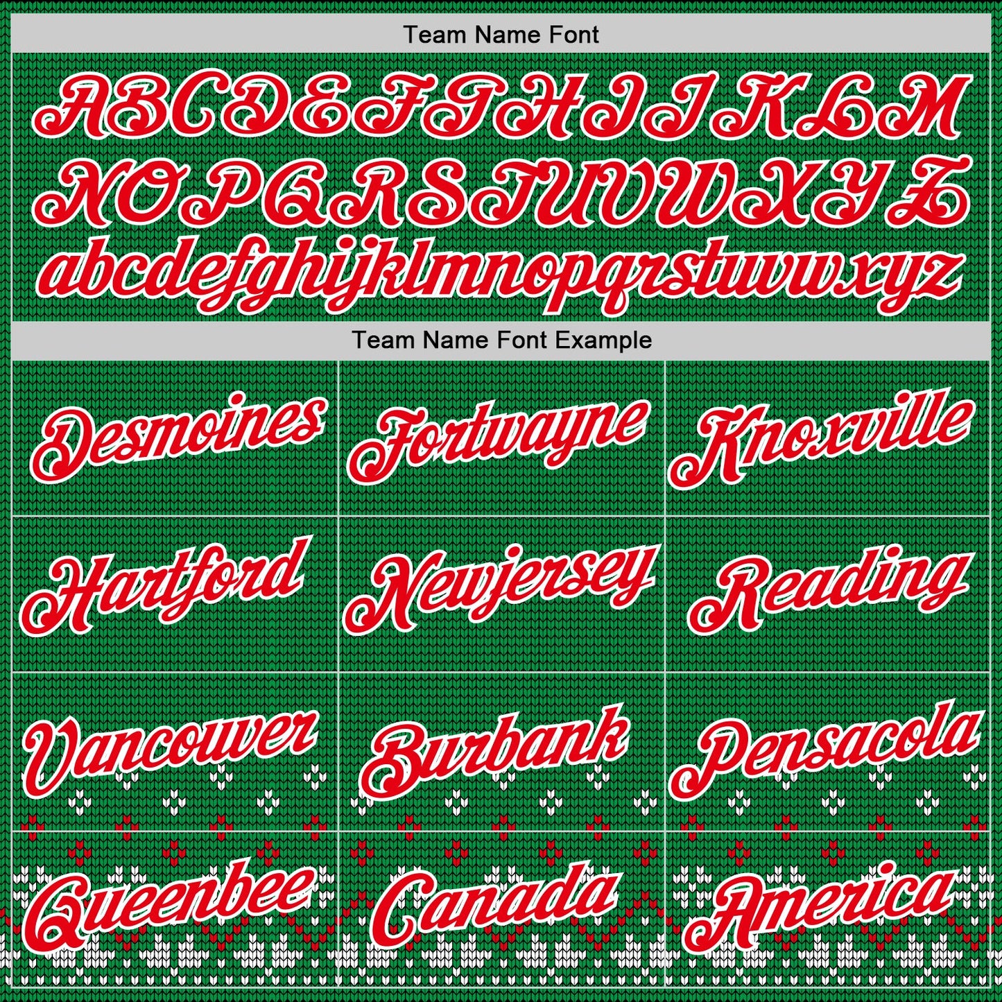 Custom Stitched Green Red-White 3D Christmas Sports Pullover Sweatshirt Hoodie view 3
