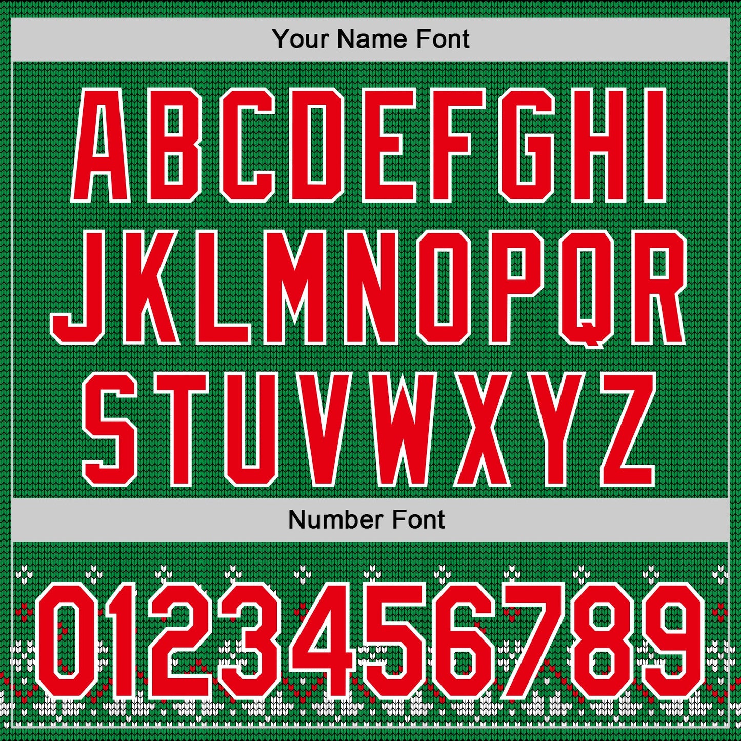 Custom Stitched Green Red-White 3D Christmas Sports Pullover Sweatshirt Hoodie view 4
