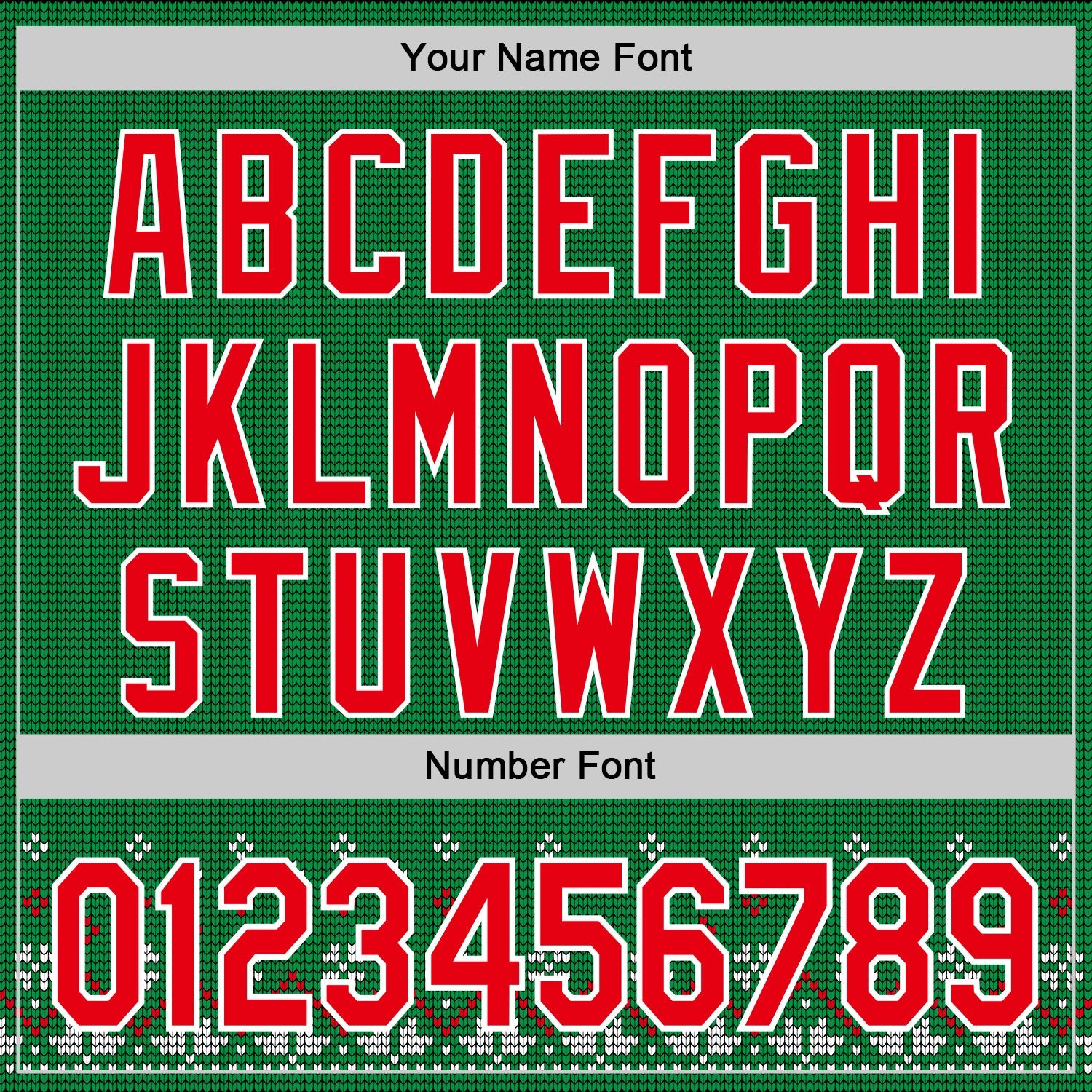 Custom Stitched Green Red-White 3D Christmas Sports Pullover Sweatshirt Hoodie view 4