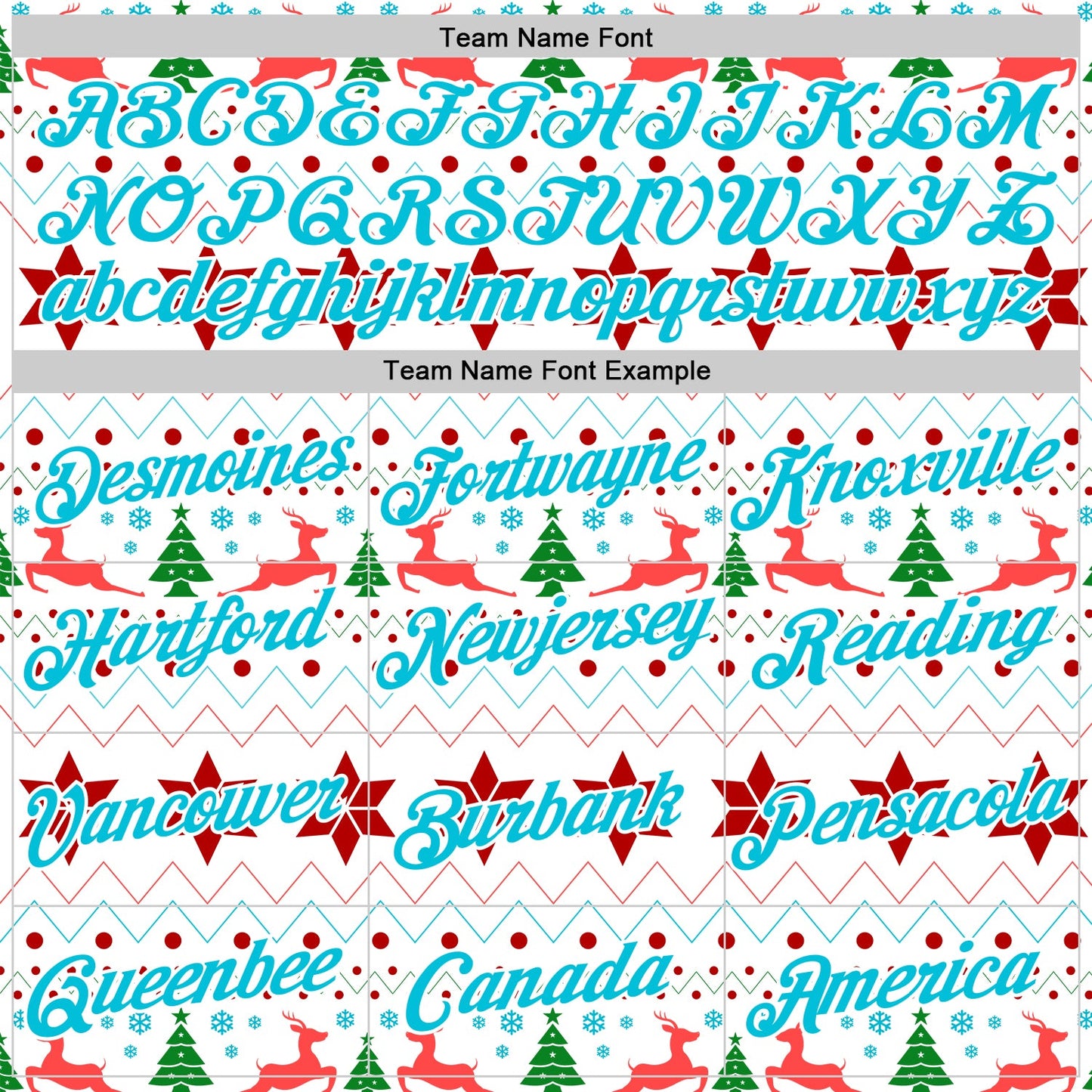 Custom Stitched White Lakes Blue-White 3D Christmas Ugly Sweater Sports Pullover Sweatshirt Hoodie view 3