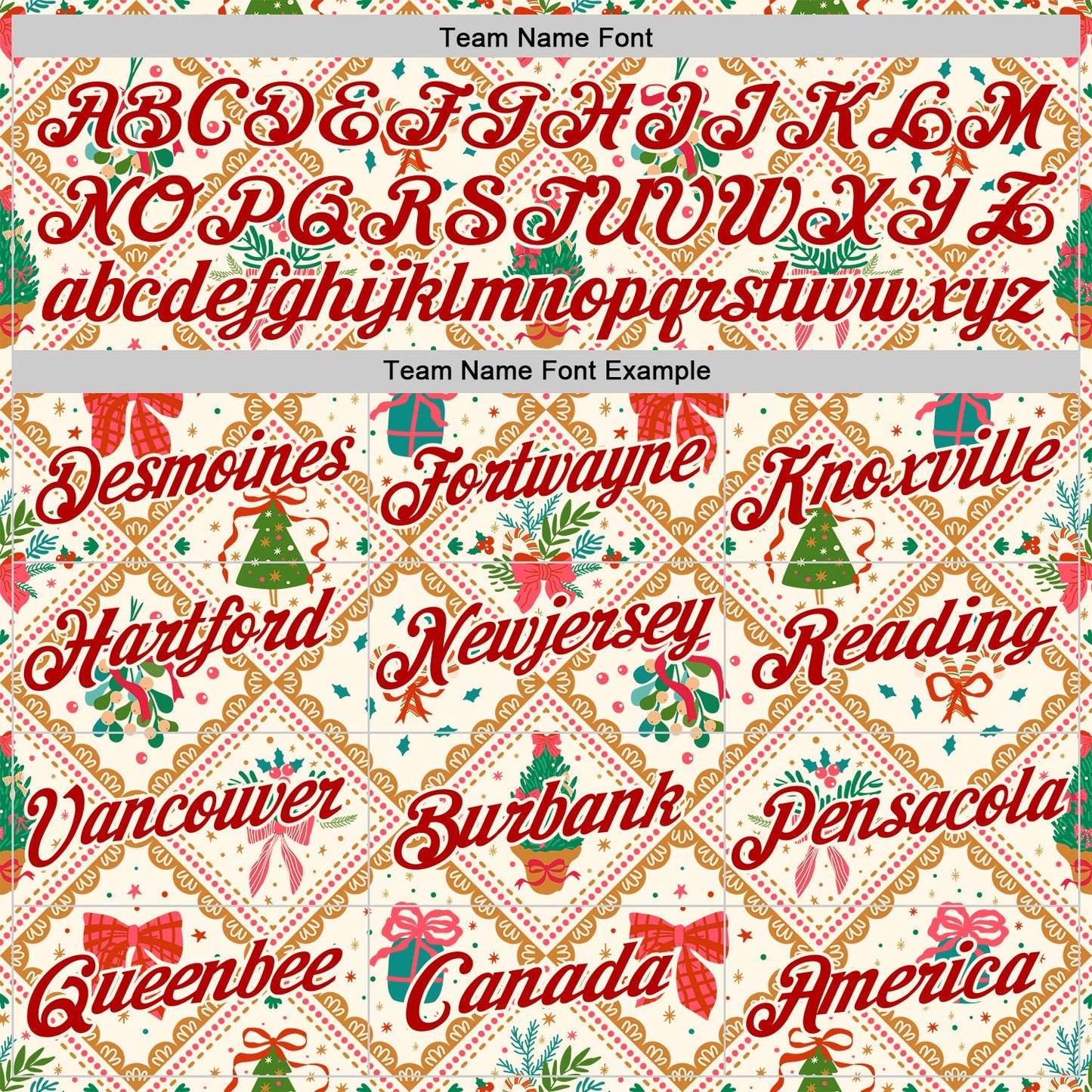 Custom Stitched Cream Red-Cream 3D Christmas Patchwork Sports Pullover Sweatshirt Hoodie view 3