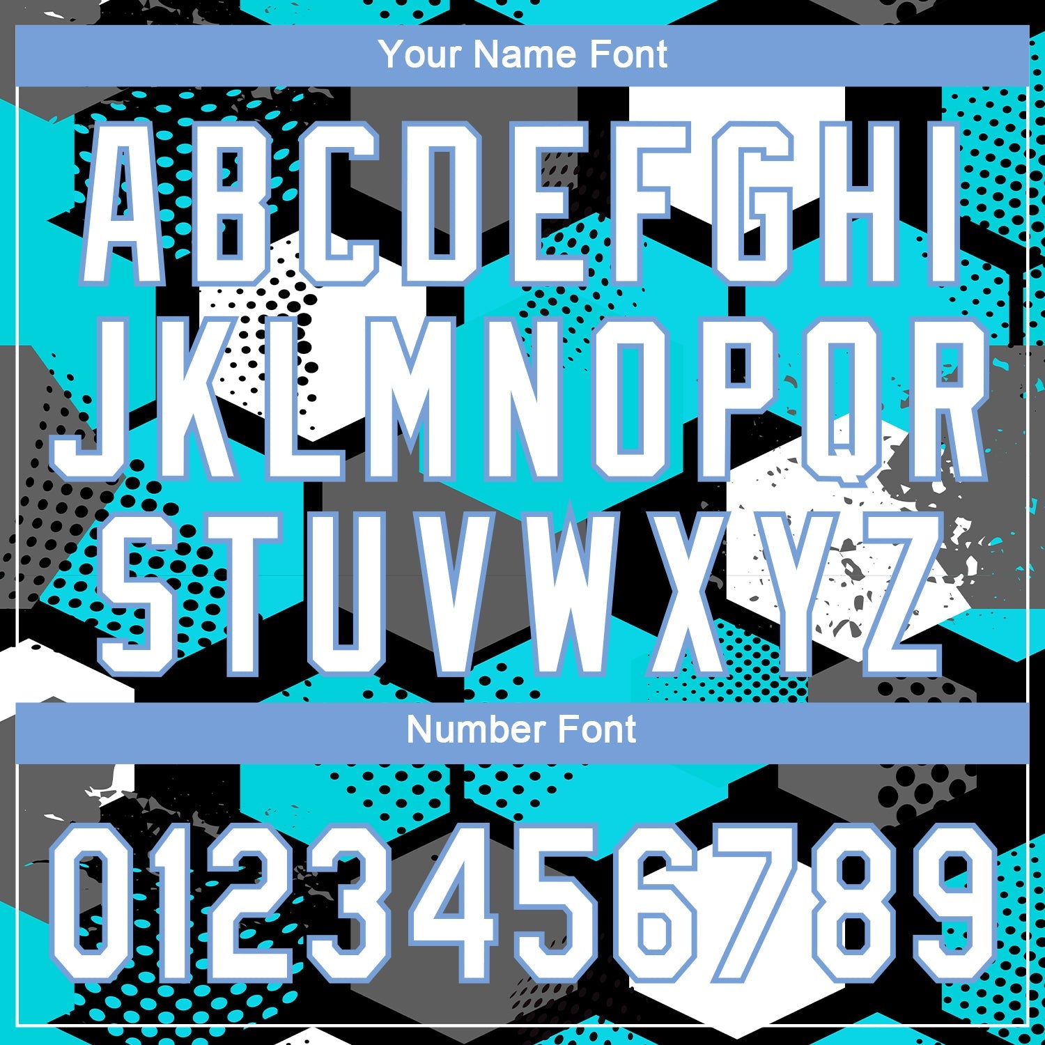 Custom Teal White-Light Blue 3D Pattern Design Authentic Baseball Jersey view 5