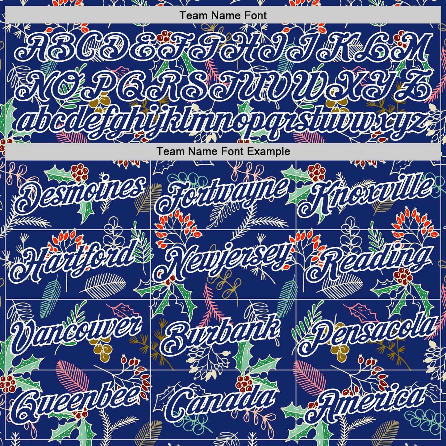 Custom Stitched Royal Royal-White 3D Christmas Sports Pullover Sweatshirt Hoodie view 3