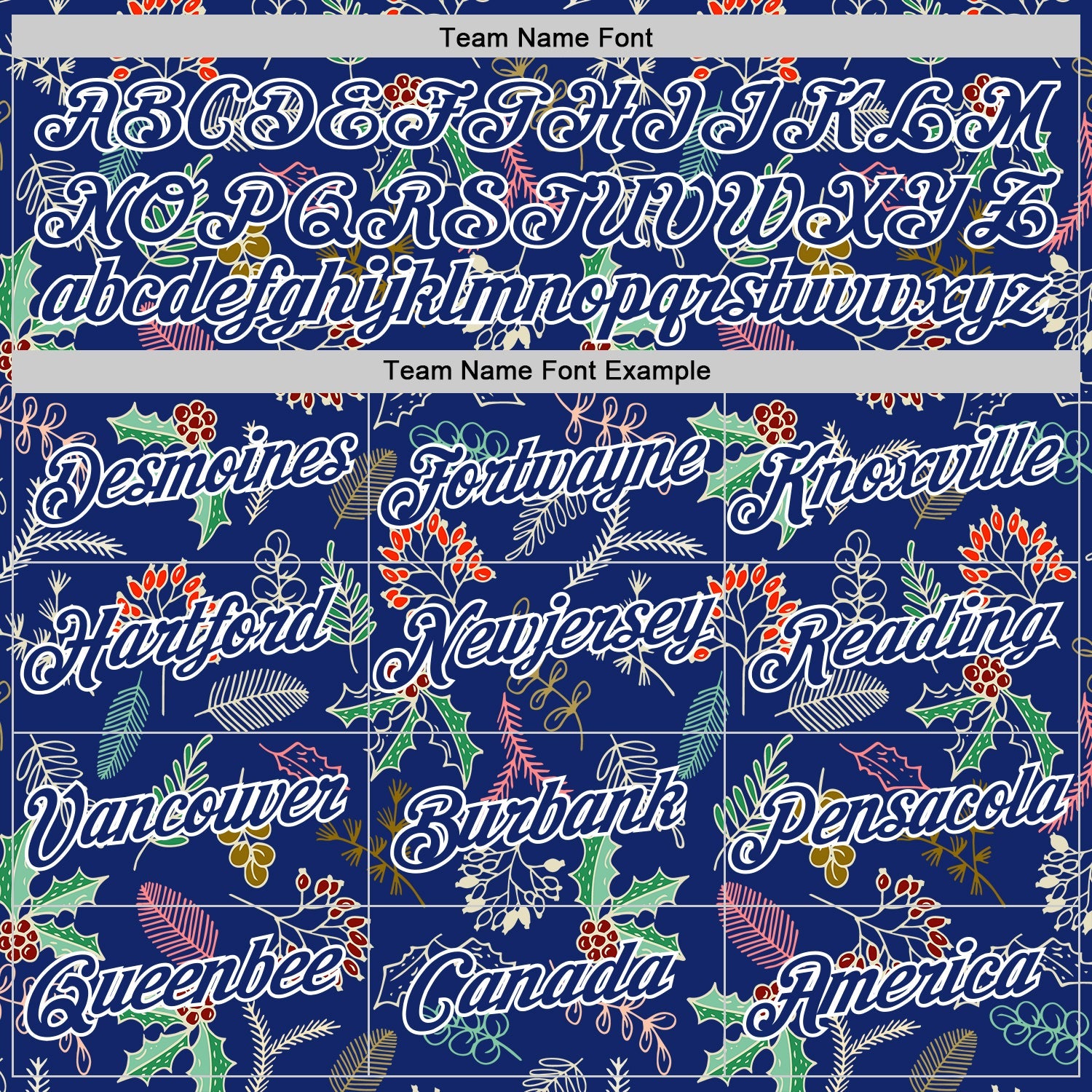 Custom Stitched Royal Royal-White 3D Christmas Sports Pullover Sweatshirt Hoodie view 3
