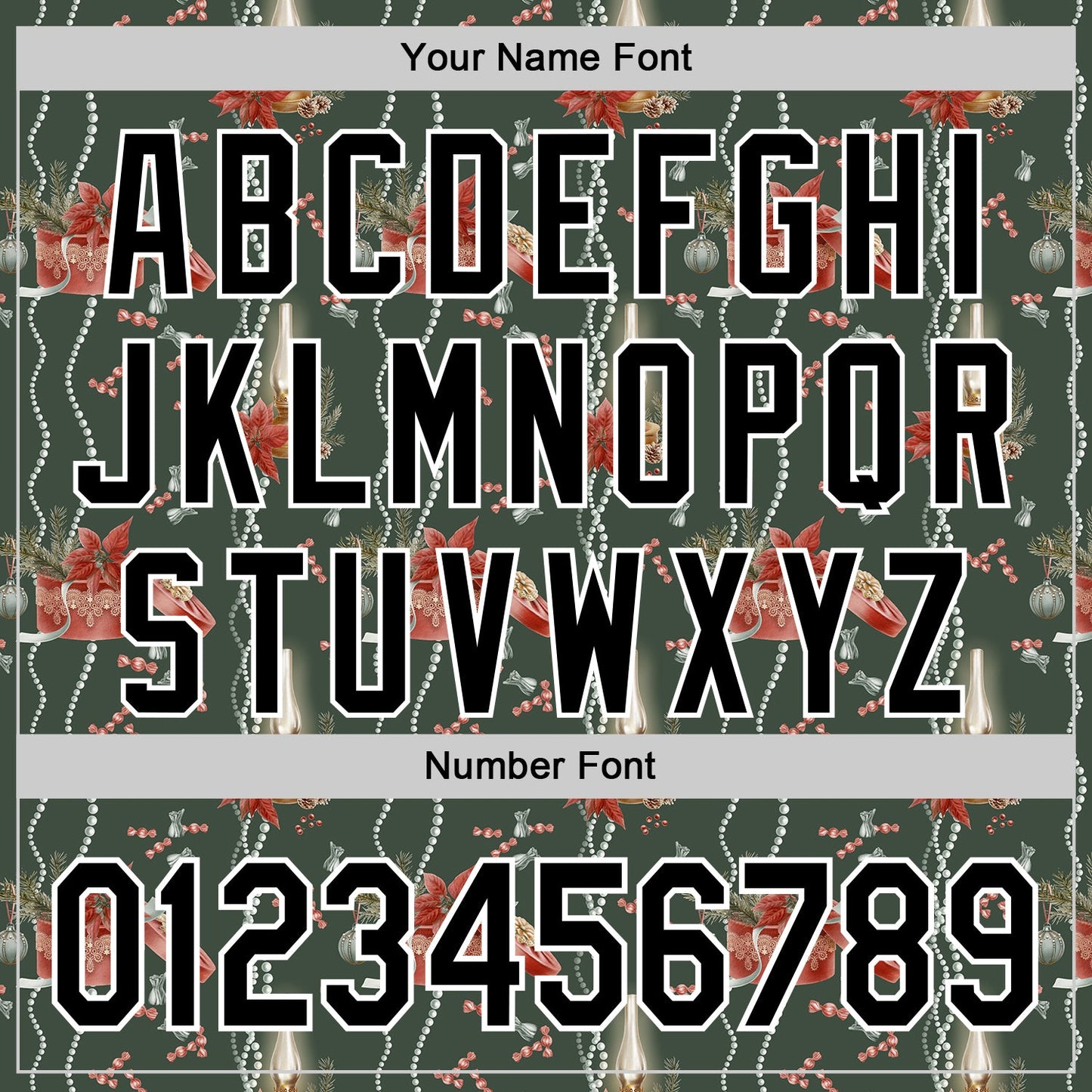 Custom Stitched Green Black-White 3D Christmas Sports Pullover Sweatshirt Hoodie view 4