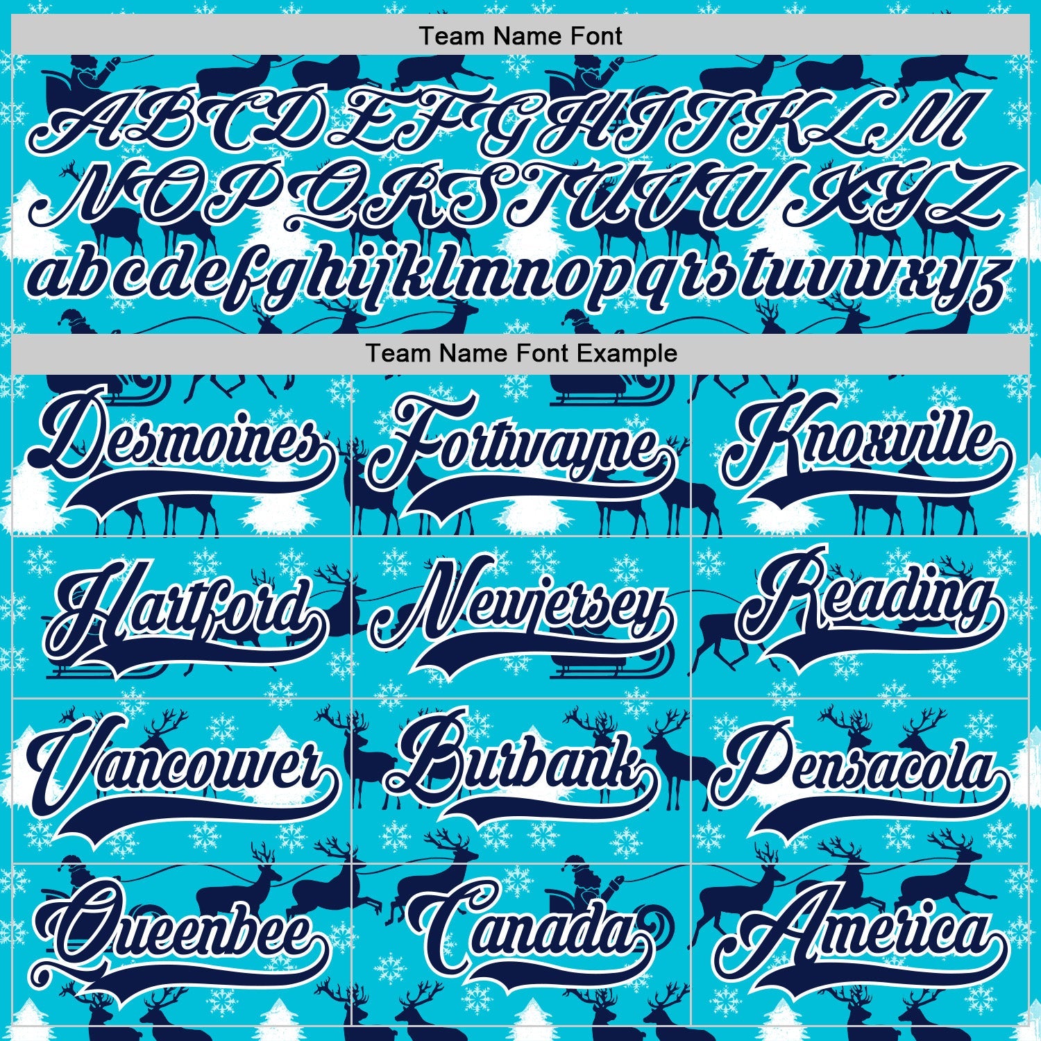 Custom Lakes Blue Navy-White 3D Christmas Hockey Lace Neck Jersey view 4