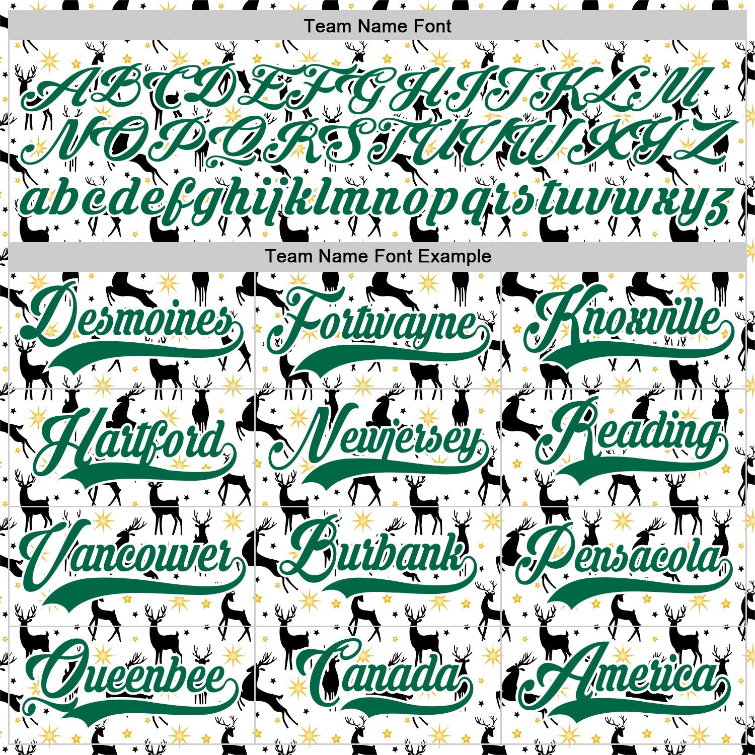 Custom White Kelly Green-White 3D Christmas Hockey Lace Neck Jersey view 4