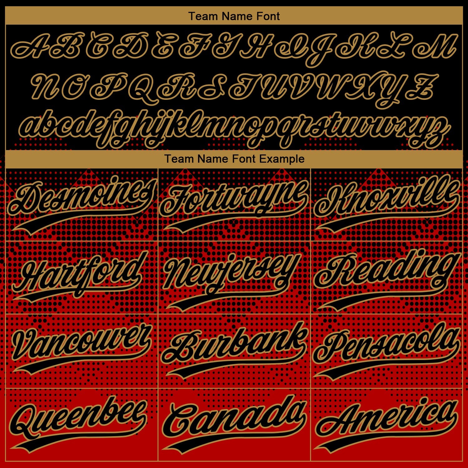 Custom Red Black-Old Gold 3D Pattern Design Authentic Baseball Jersey view 4