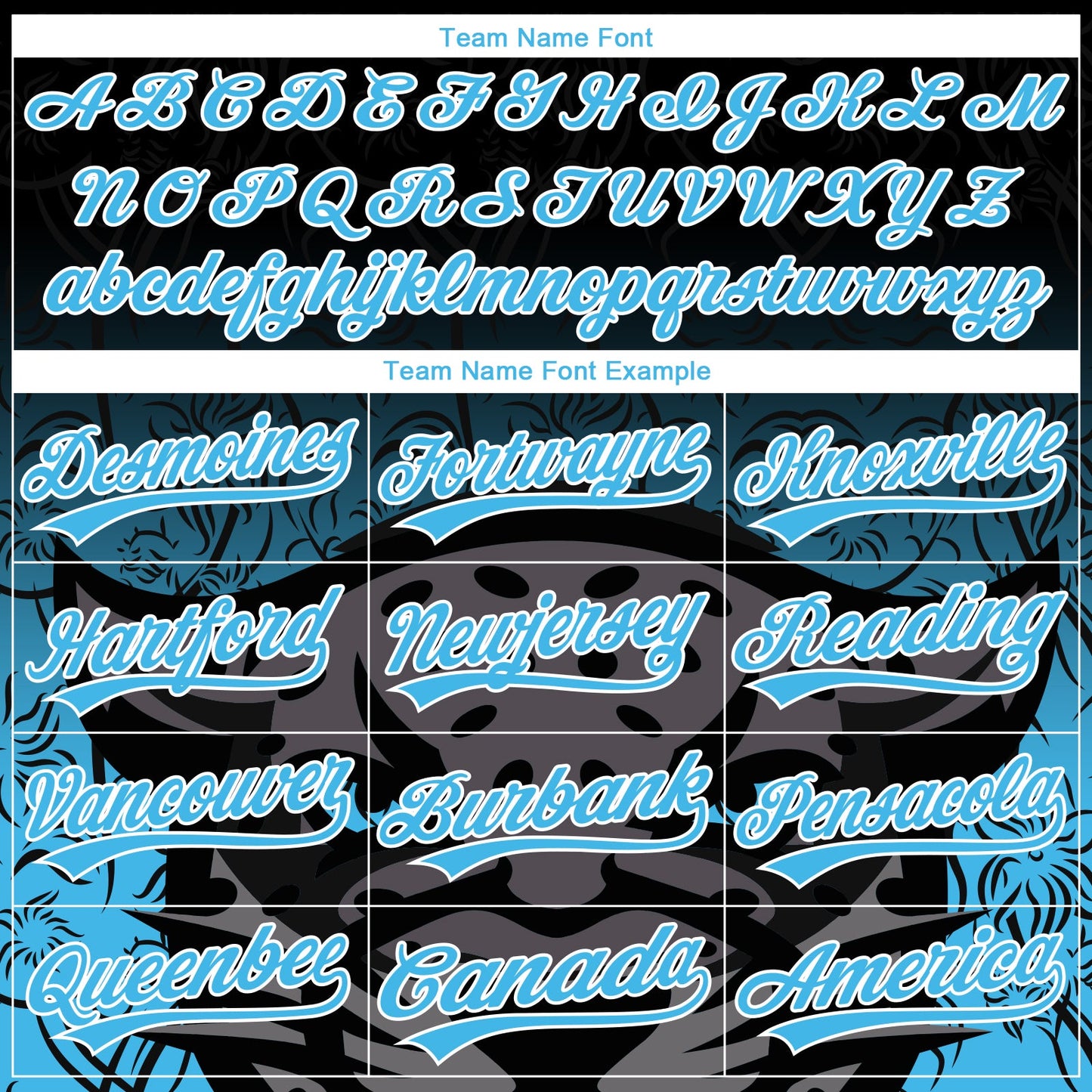 Custom Stitched Black Sky Blue-White 3D Pattern Design Leopardo Sports Pullover Sweatshirt Hoodie view 3