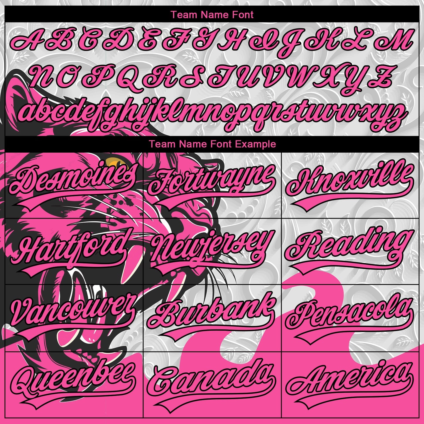 Custom Stitched Gray Pink-Black 3D Pattern Design Leopardo Sports Pullover Sweatshirt Hoodie view 3