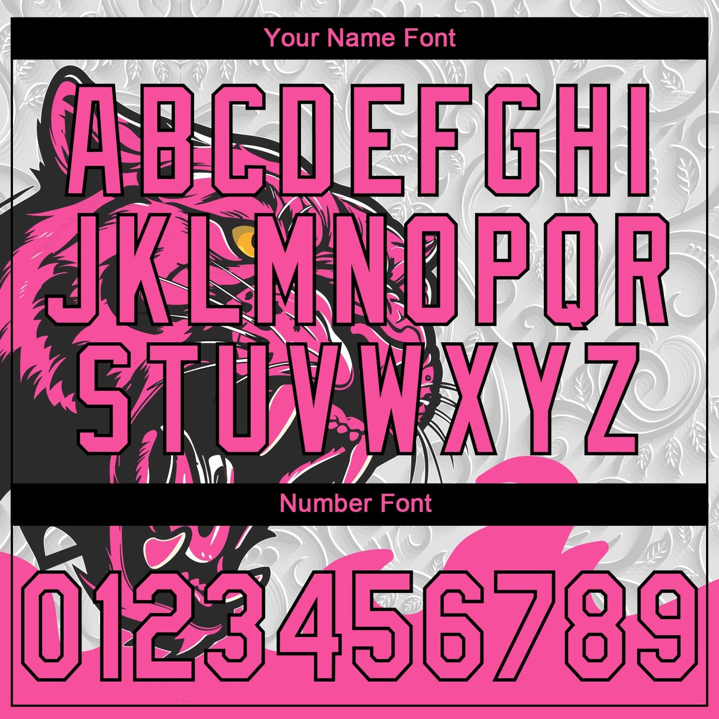 Custom Stitched Gray Pink-Black 3D Pattern Design Leopardo Sports Pullover Sweatshirt Hoodie view 4