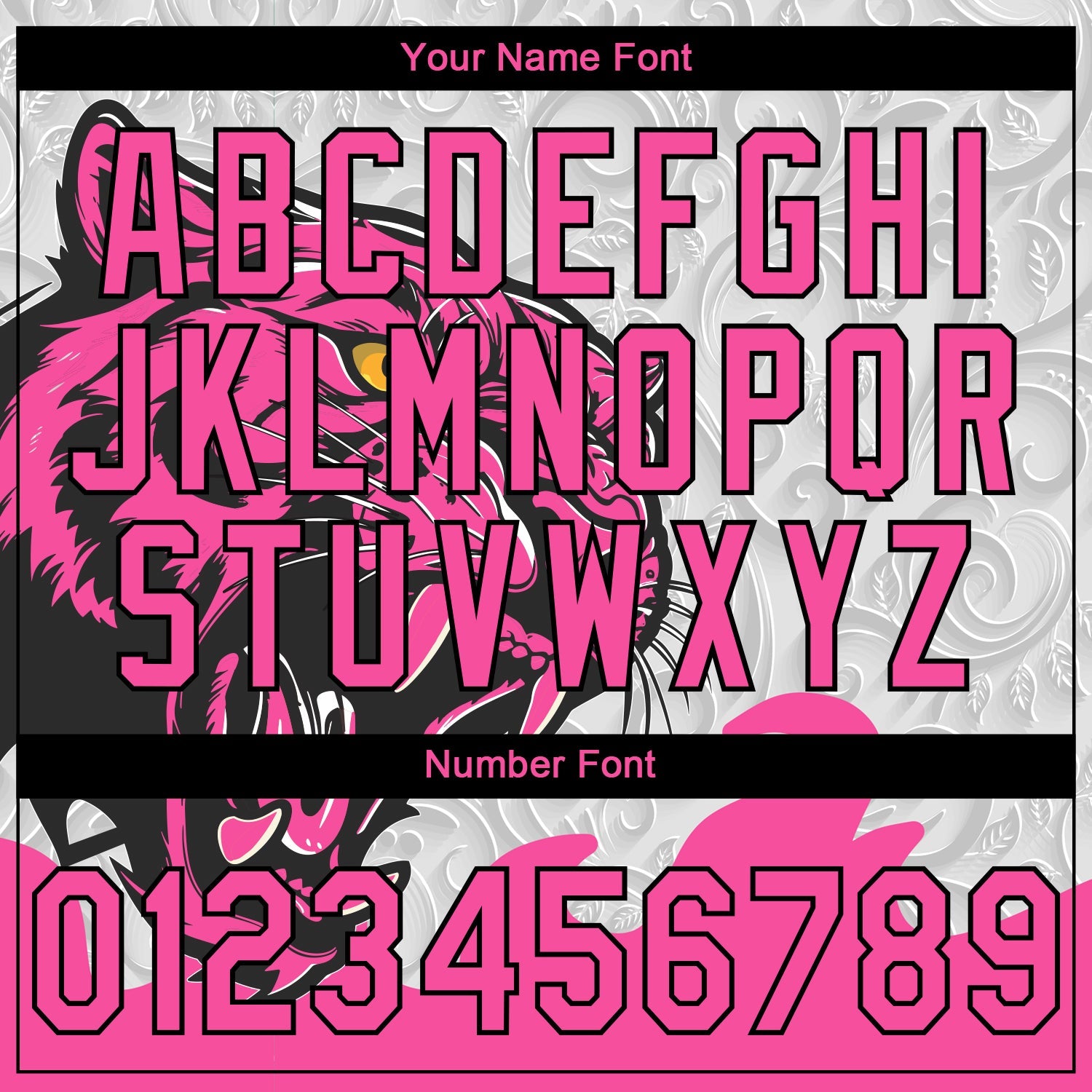 Custom Stitched Gray Pink-Black 3D Pattern Design Leopardo Sports Pullover Sweatshirt Hoodie view 4