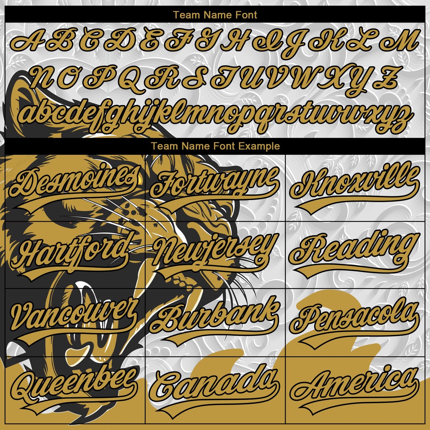 Custom Stitched Gray Old Gold-Black 3D Pattern Design Leopardo Sports Pullover Sweatshirt Hoodie view 3