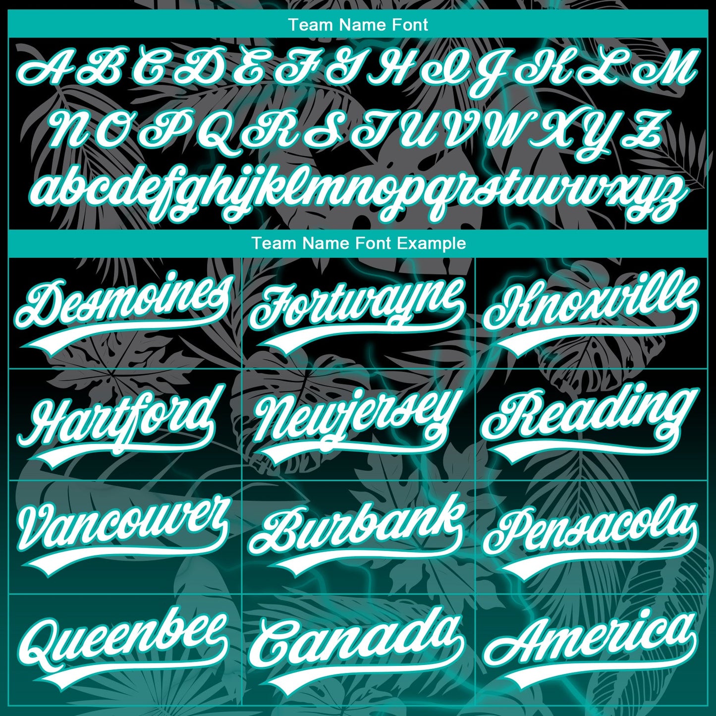 Custom Stitched Black White-Teal 3D Pattern Design Leopardo Sports Pullover Sweatshirt Hoodie view 3