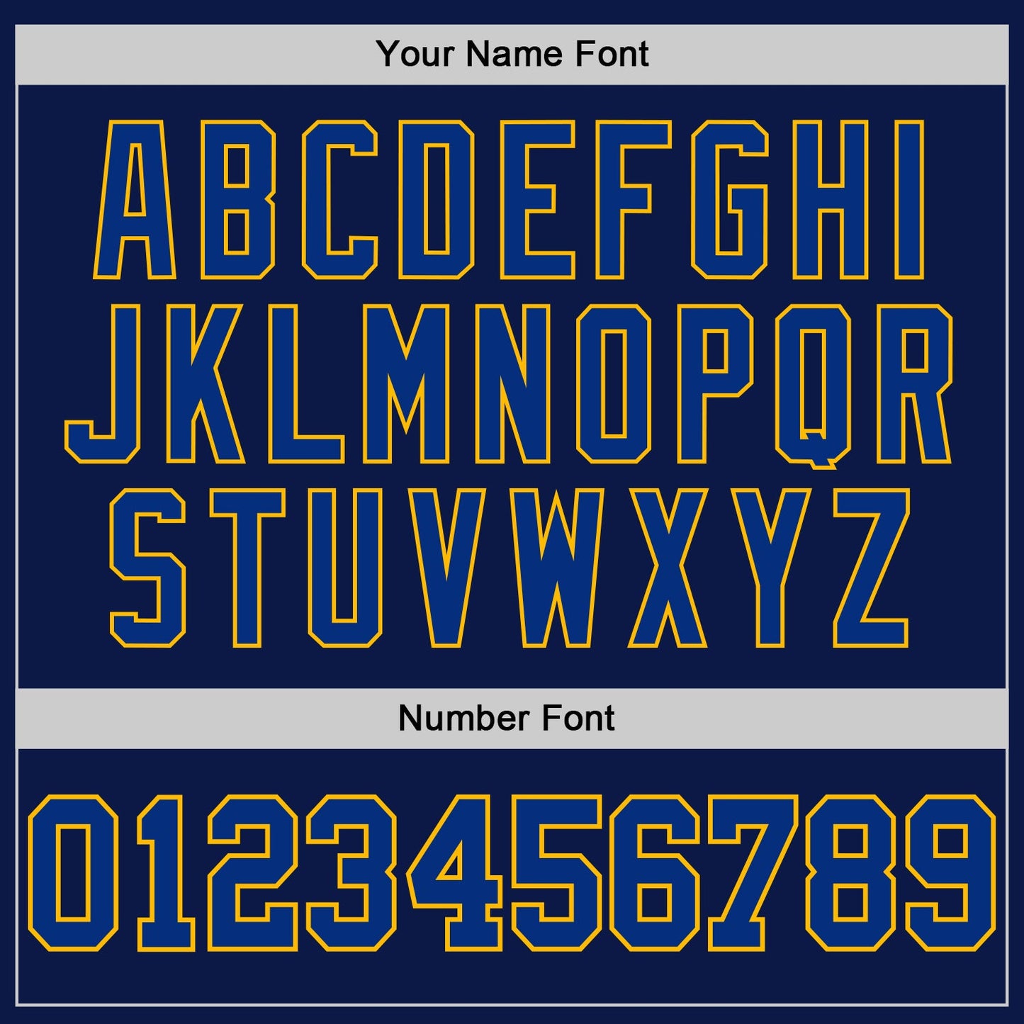 Custom Navy Royal-Gold 3D Pattern Design Game Day St.Louis Inspired Sports Pullover Sweatshirt Hoodie view 4