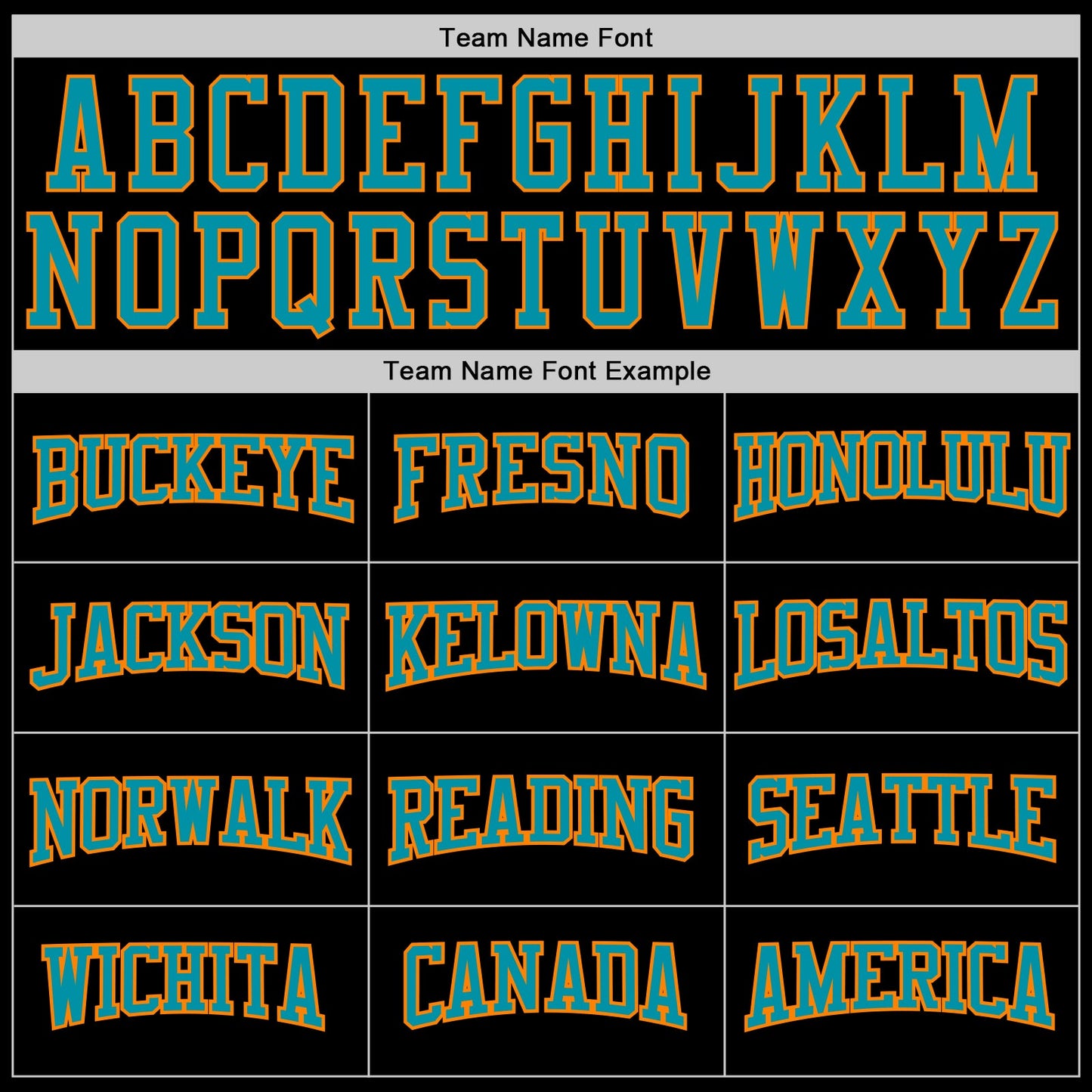 Custom Black Teal-Bay Orange 3D Pattern Design Game Day San Jose Inspired Sports Pullover Sweatshirt Hoodie view 3