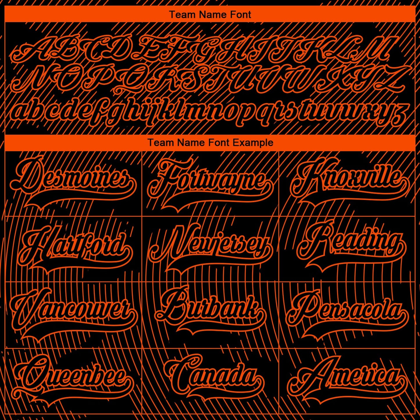 Custom Black Orange-White 3D Pattern Curve Lines Hockey Lace Neck Jersey view 4