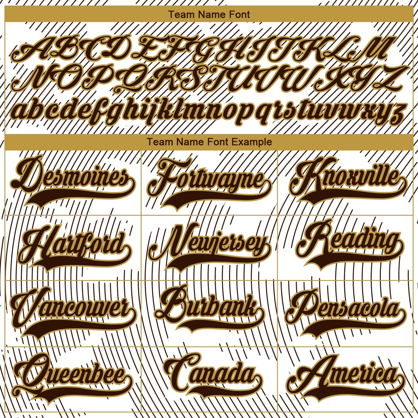 Custom White Brown-Old Gold 3D Pattern Curve Lines Hockey Lace Neck Jersey view 4