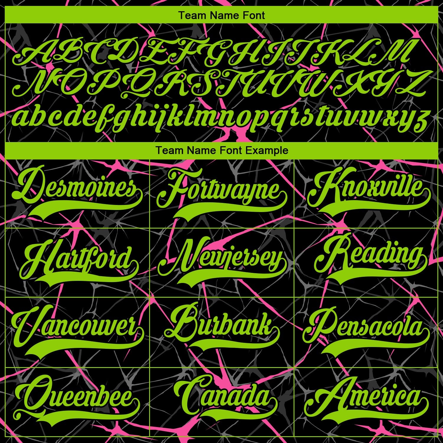 Custom Black Neon Green-Pink 3D Pattern Abstract Network Hockey Lace Neck Jersey view 4