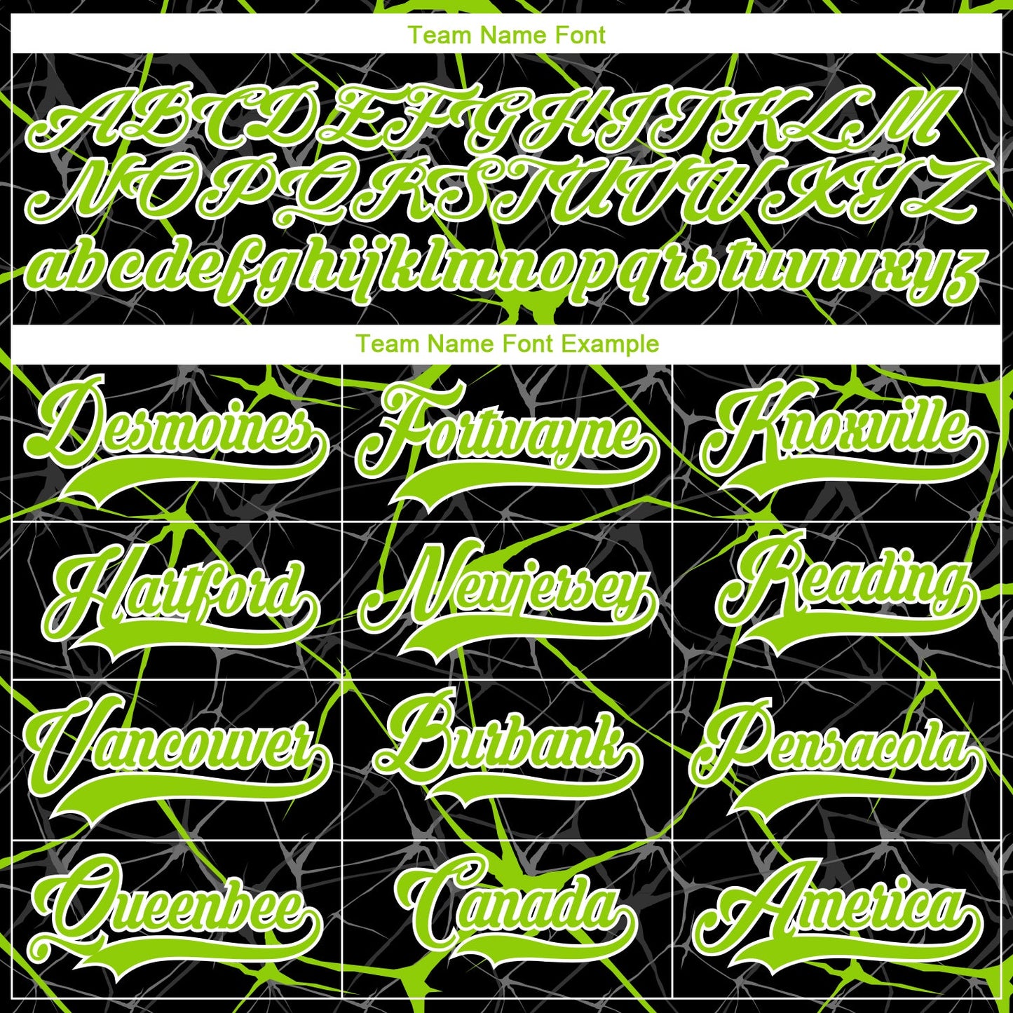 Custom Black Neon Green-White 3D Pattern Abstract Network Hockey Lace Neck Jersey view 4
