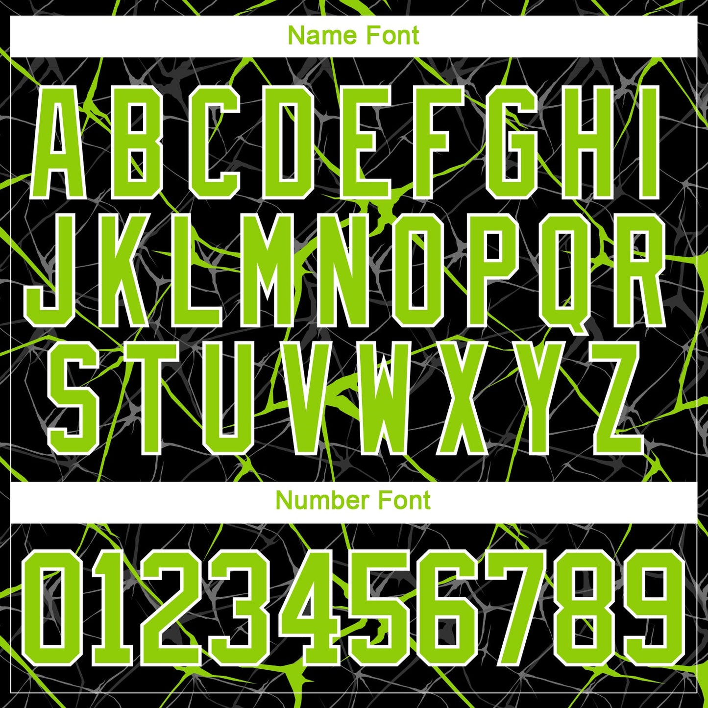 Custom Black Neon Green-White 3D Pattern Abstract Network Hockey Lace Neck Jersey view 5