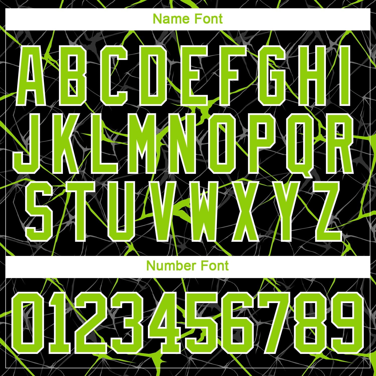 Custom Black Neon Green-White 3D Pattern Abstract Network Hockey Lace Neck Jersey view 5