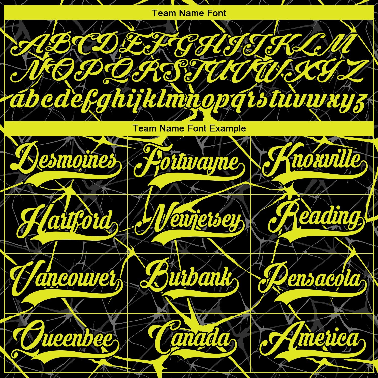 Custom Black Neon Yellow-Teal 3D Pattern Abstract Network Hockey Lace Neck Jersey view 4