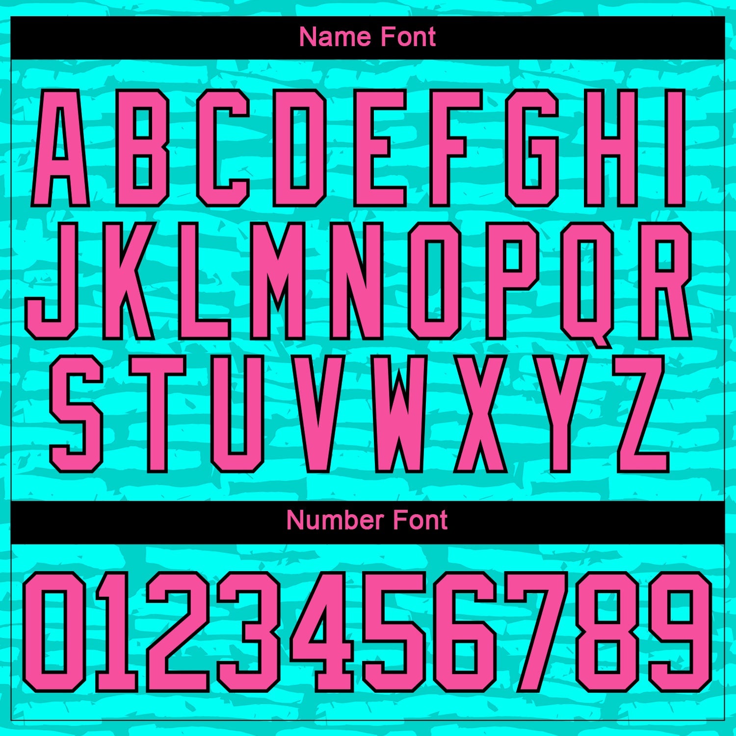 Custom Aqua Pink Black-White 3D Pattern Fragment Art Hockey Lace Neck Jersey view 5