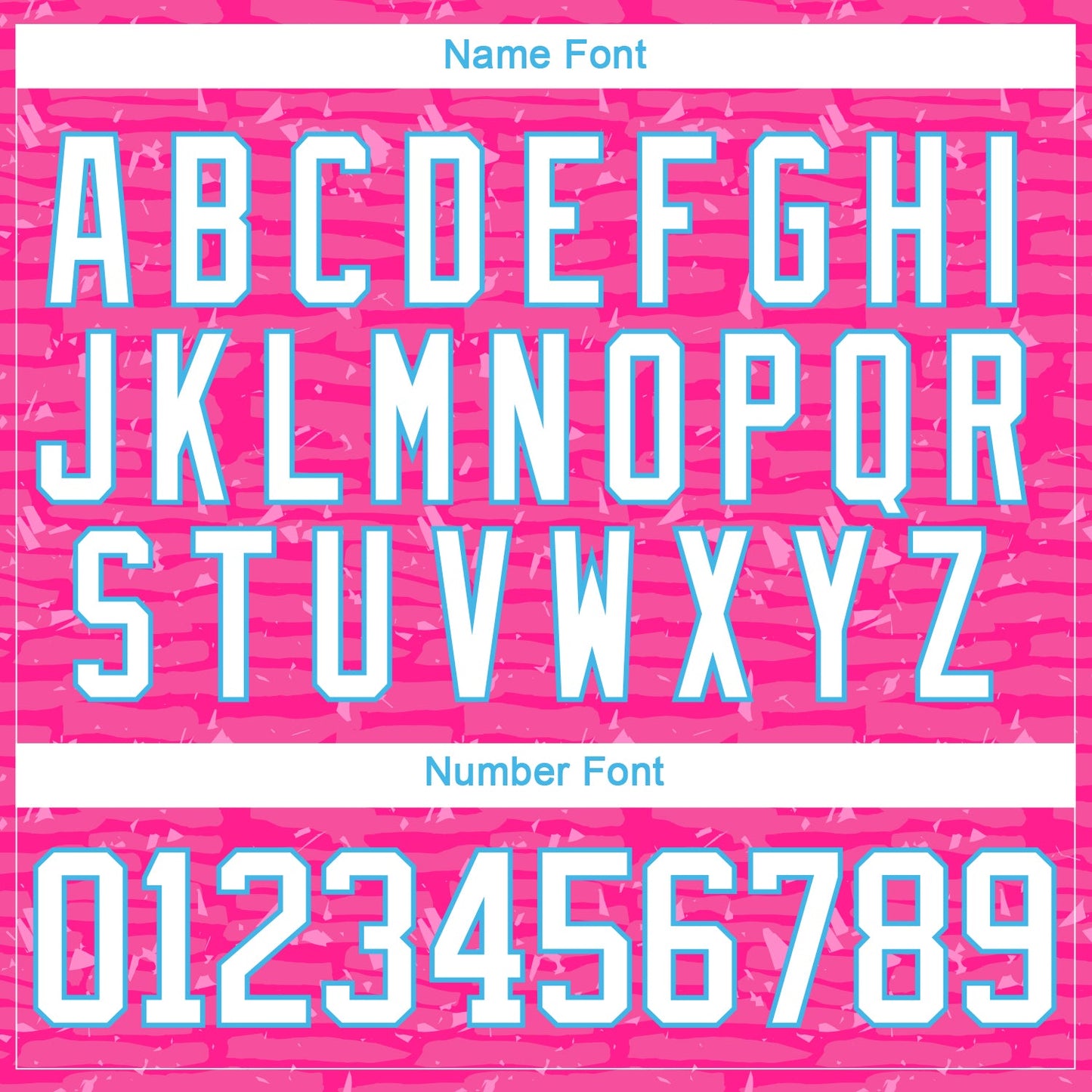 Custom Pink White-Sky Blue 3D Pattern Fragment Art Hockey Lace Neck Jersey view 5