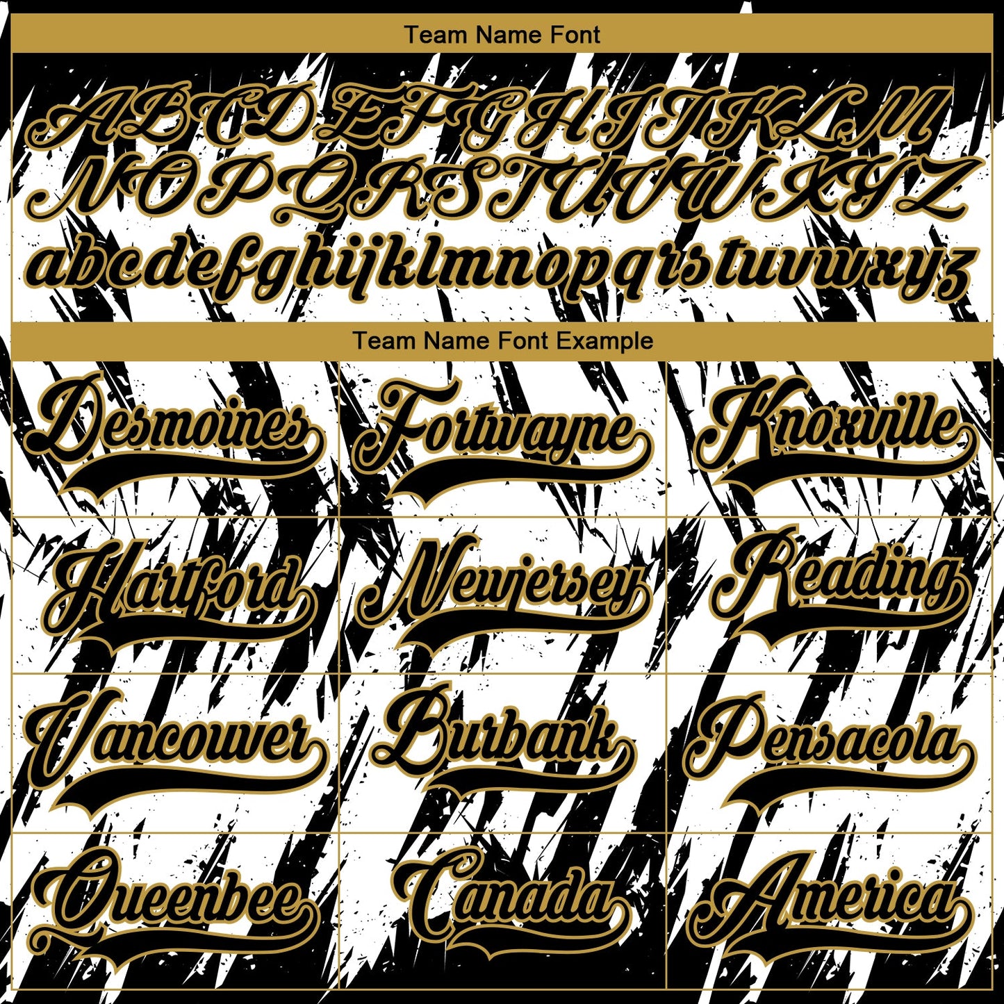 Custom White Black-Old Gold 3D Pattern Splash Art Hockey Lace Neck Jersey view 4