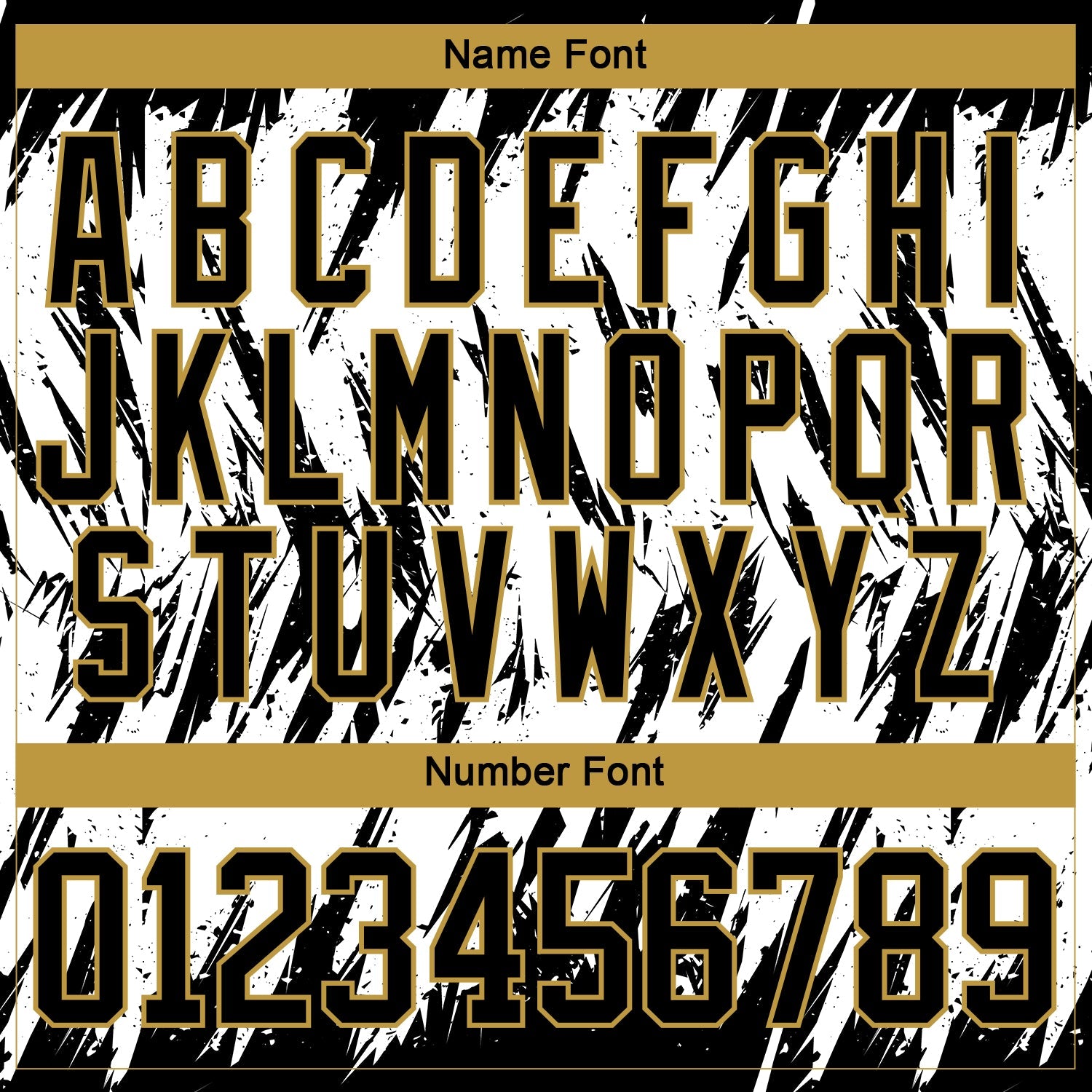 Custom White Black-Old Gold 3D Pattern Splash Art Hockey Lace Neck Jersey view 5
