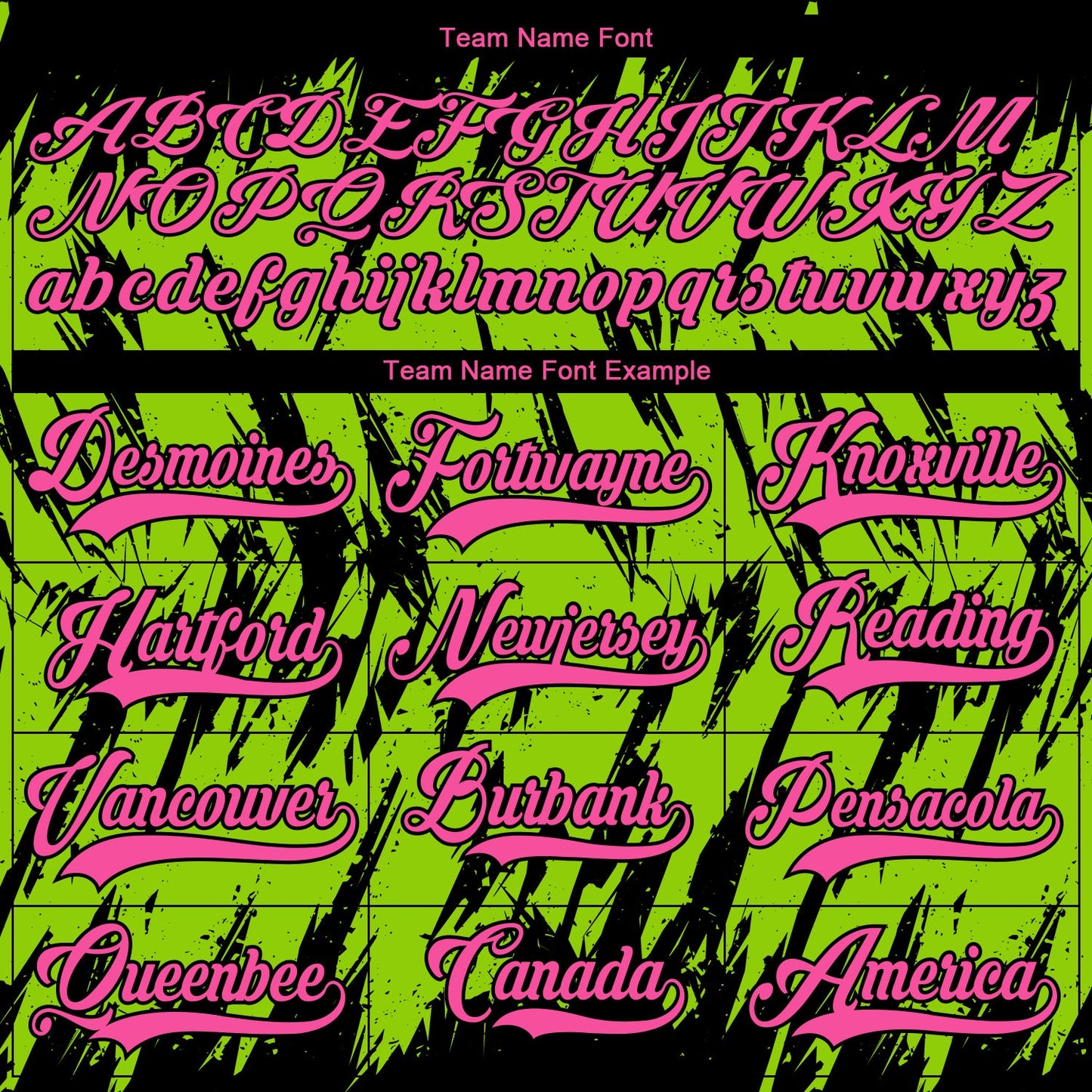 Custom Neon Green Pink-Black 3D Pattern Splash Art Hockey Lace Neck Jersey view 4
