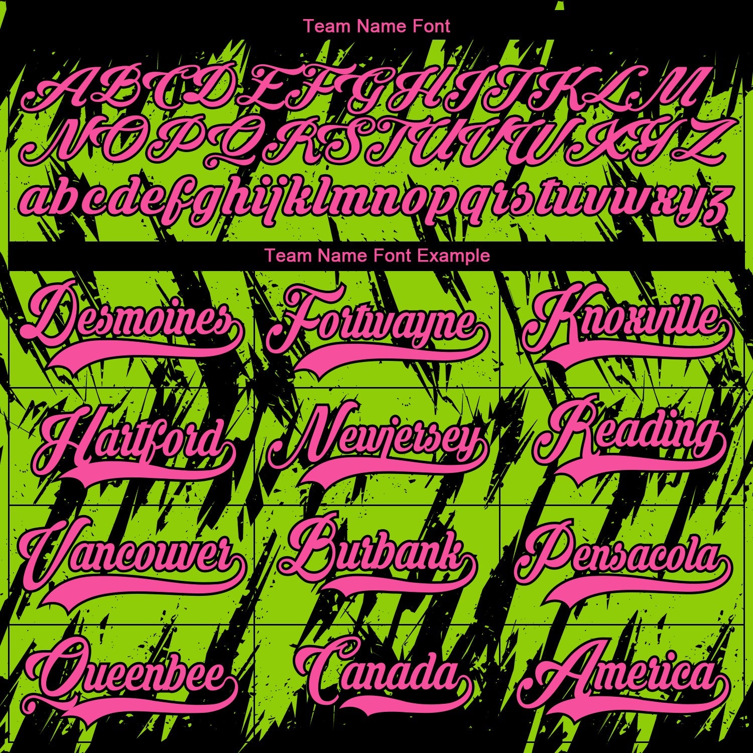Custom Neon Green Pink-Black 3D Pattern Splash Art Hockey Lace Neck Jersey view 4