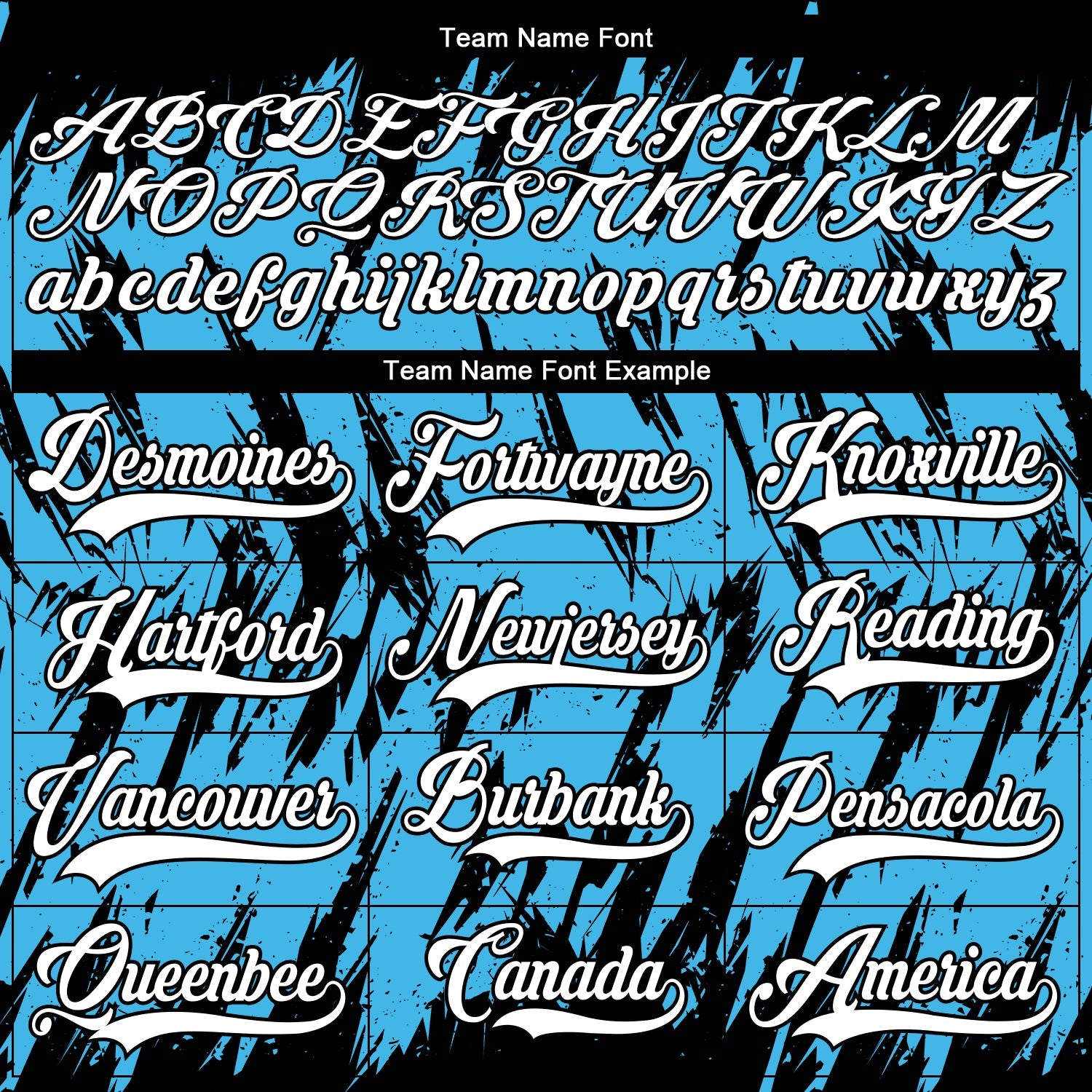 Custom Sky Blue White-Black 3D Pattern Splash Art Hockey Lace Neck Jersey view 4