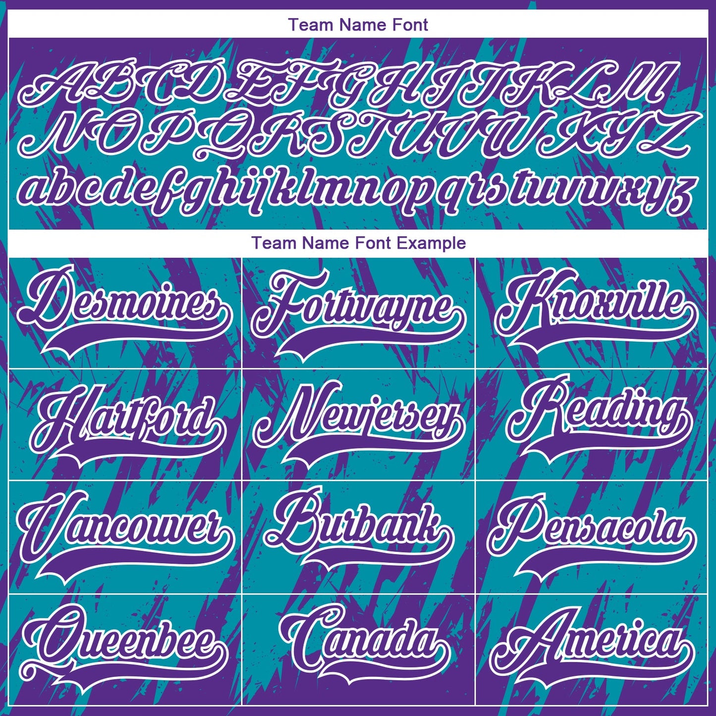 Custom Teal Purple-White 3D Pattern Splash Art Hockey Lace Neck Jersey view 4